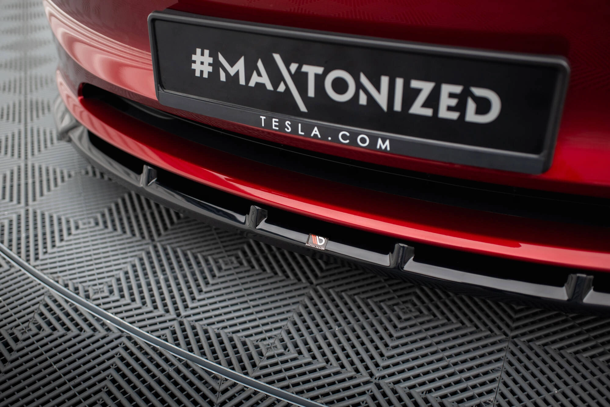 Frontspoiler Tesla Model 3 Highland 2023 -> | V.2 Glossy Black Edition – bilde 2