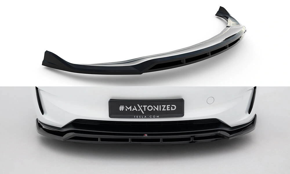 Frontspoiler Tesla Model 3 Performance 2023 -> | V.1 Glossy Black Edition