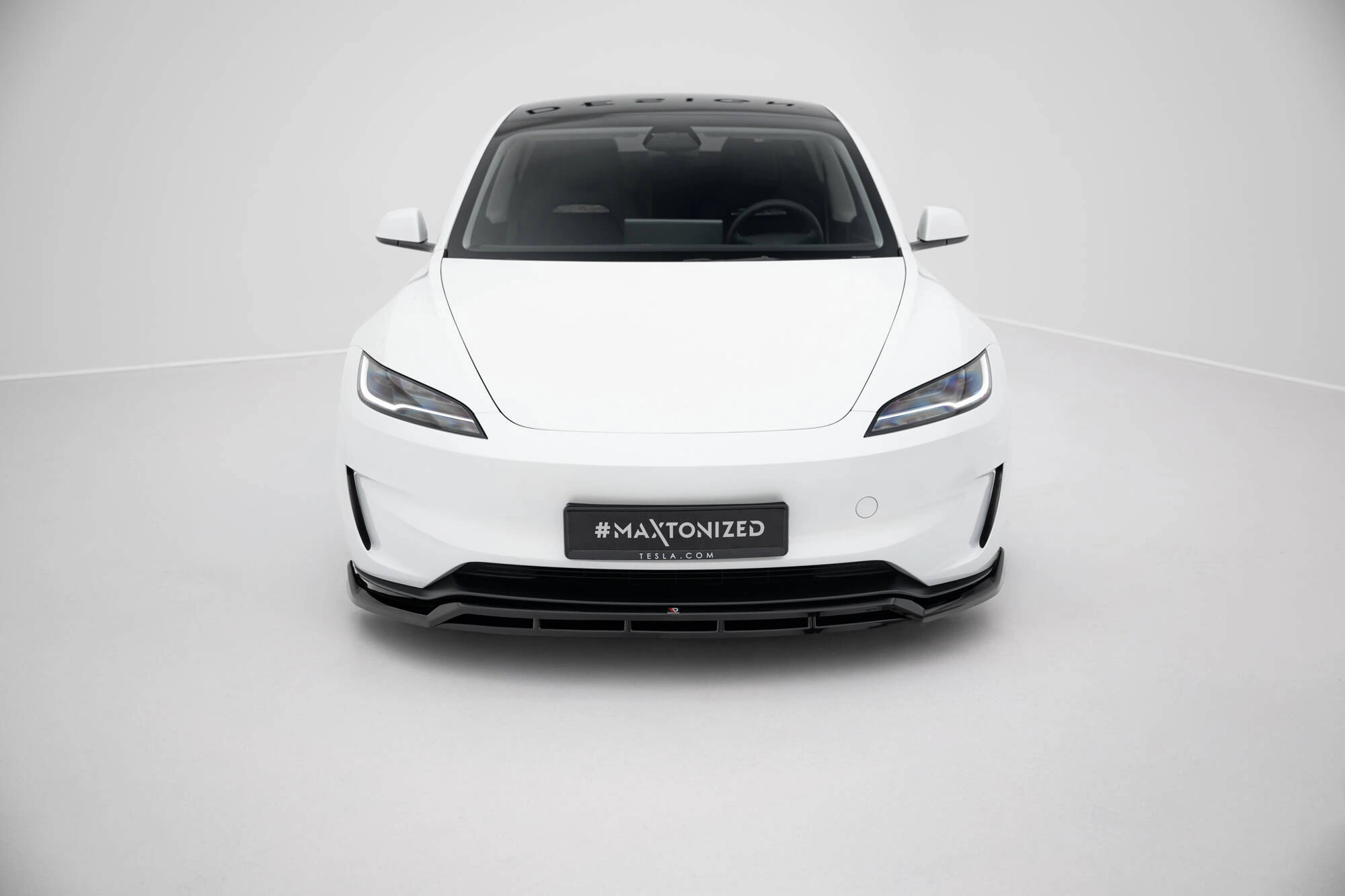 Frontspoiler Tesla Model 3 Performance 2023 -> | V.1 Glossy Black Edition – bilde 2