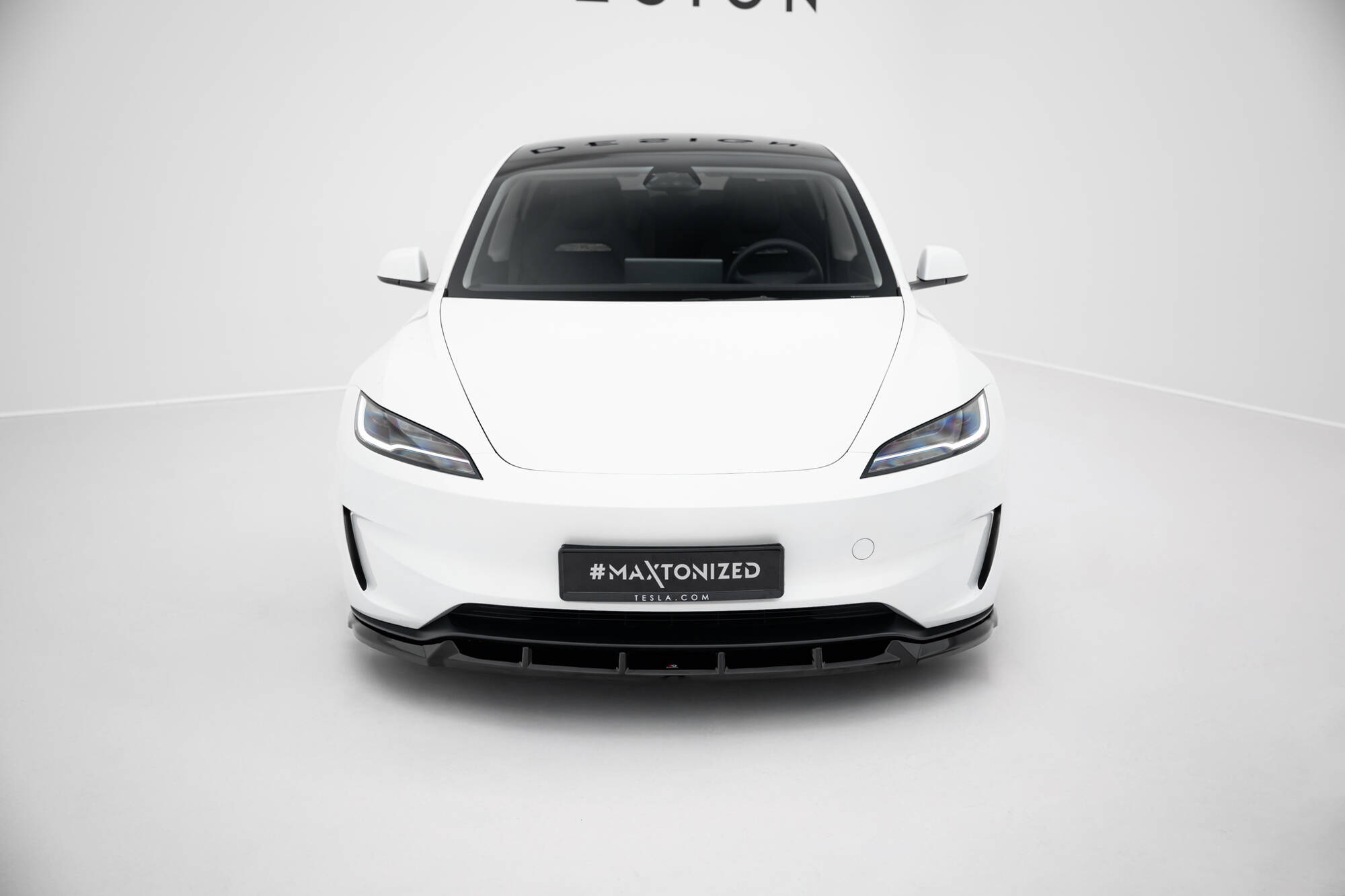 Frontspoiler Tesla Model 3 Performance I Facelift 2023 -> | Sport Glossy Black Edition V2 – bilde 2