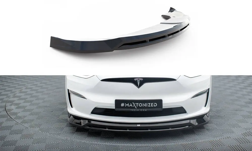 Frontspoiler Tesla Model X Facelift 2021 -> │ V.1 Black Edition