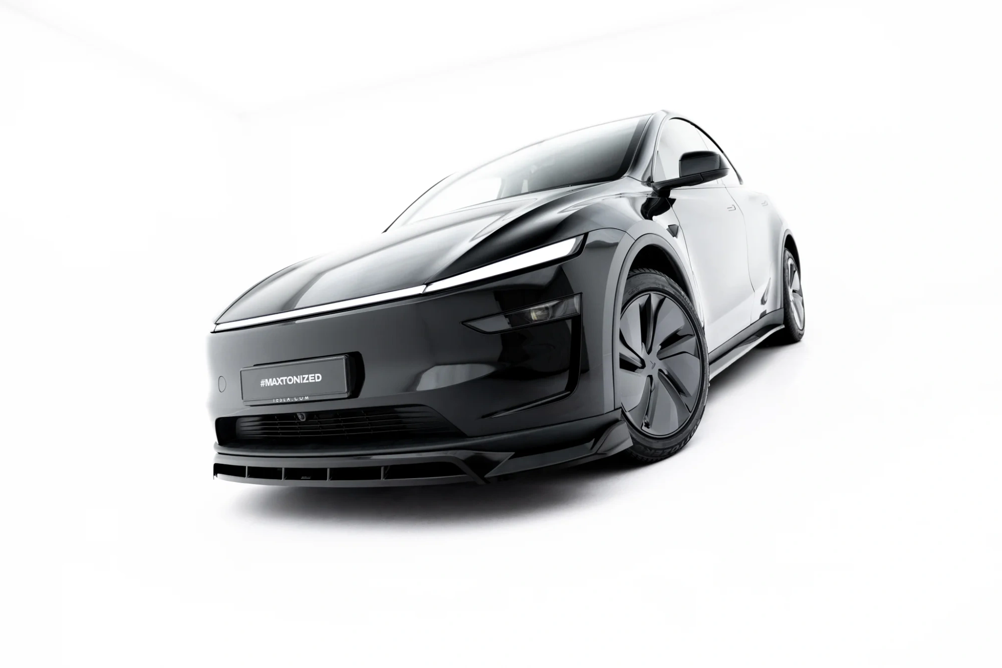 Frontspoiler Tesla Model Y Juniper 2025 -> | Sport Glossy Black Edition