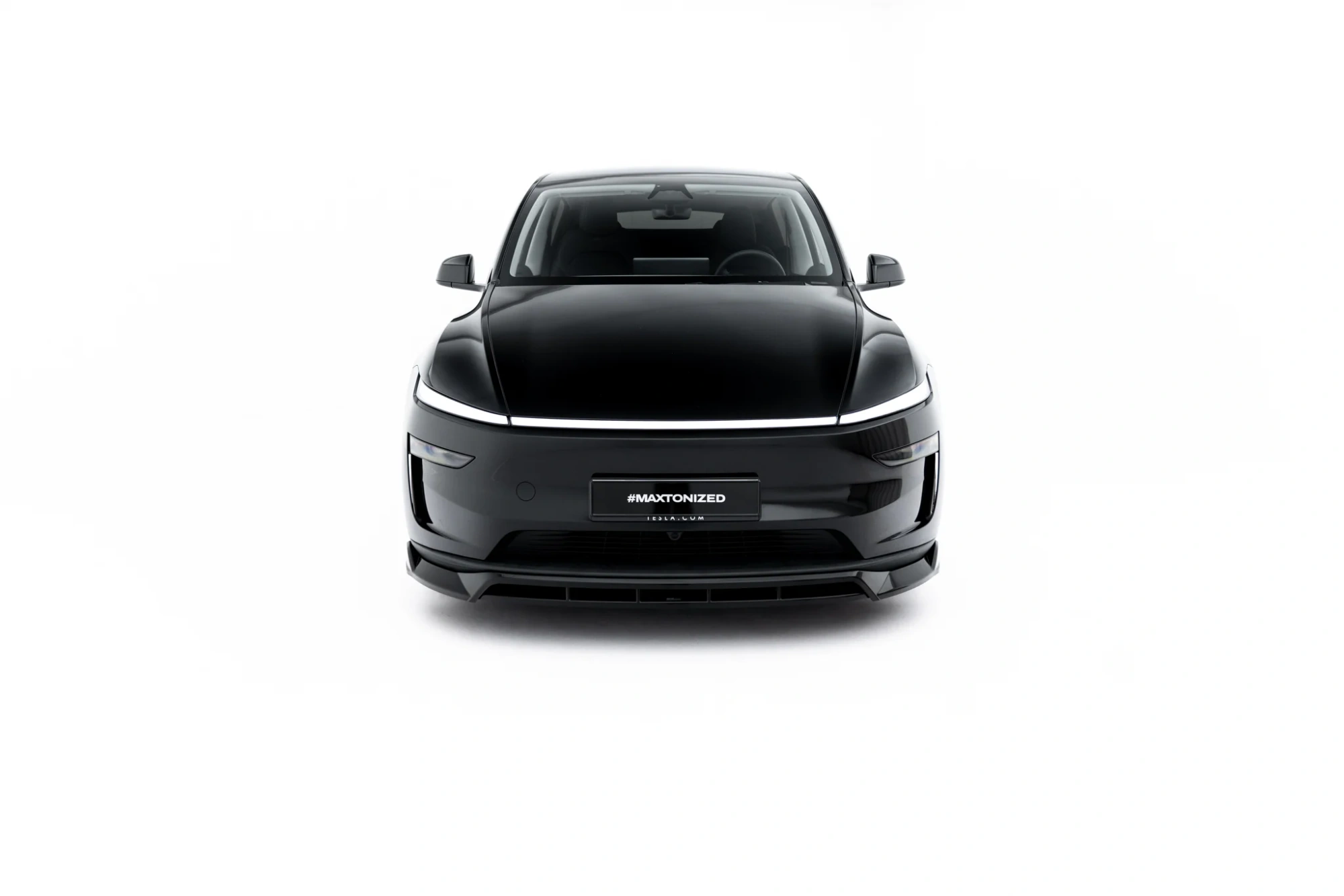 Frontspoiler Tesla Model Y Juniper 2025 -> | Sport Glossy Black Edition – bilde 2