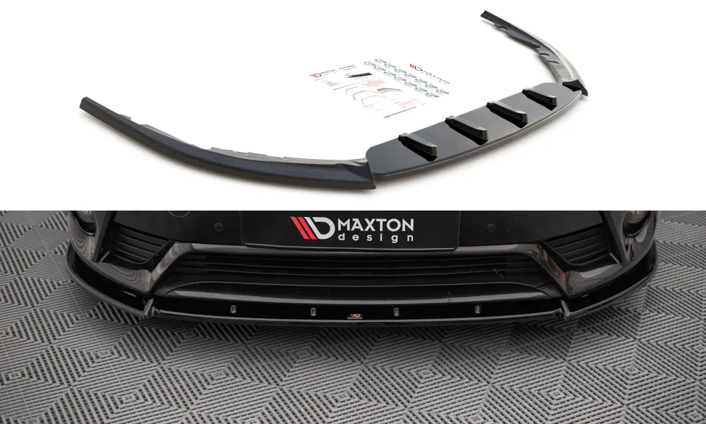 Frontspoiler Toyota Avensis III (T27) Facelift 2015 - 2018 | V.1 Glossy Black Edition – bilde 2