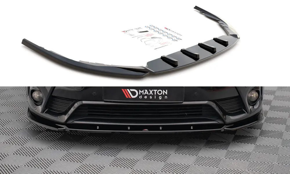 Frontspoiler Toyota Avensis III (T27) Facelift 2015 - 2018 | V.2 Glossy Black Edition Image 2