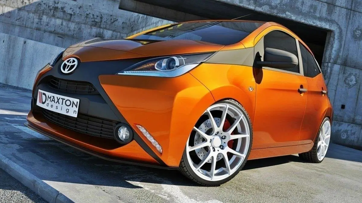 Frontspoiler Toyota Aygo II 2014-2022 | Glossy Black Edition