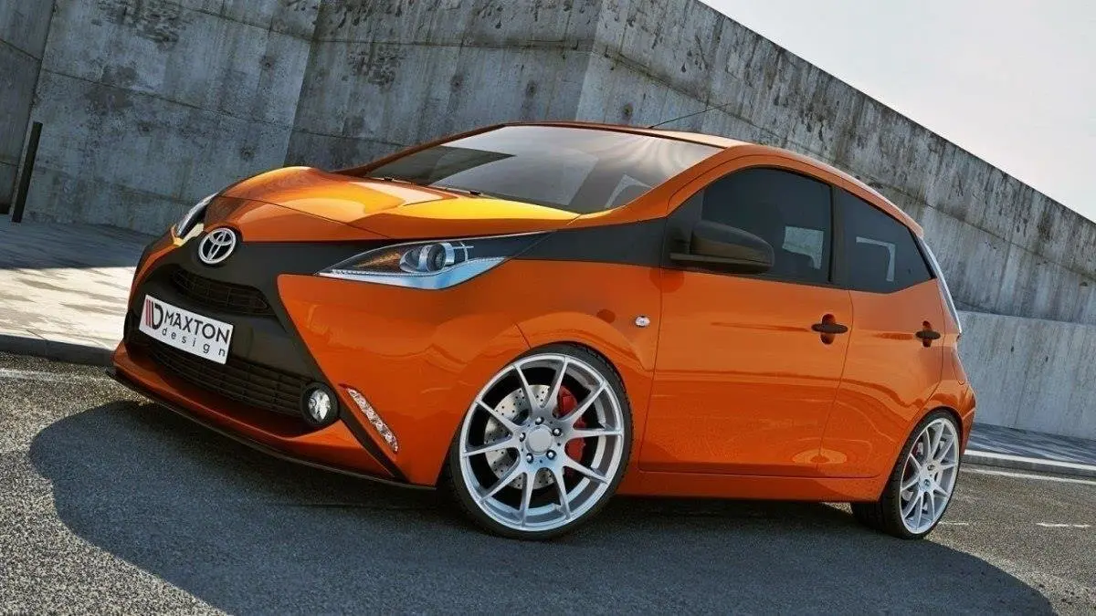 Frontspoiler Toyota Aygo II 2014-2022 | Glossy Black Edition – bilde 2