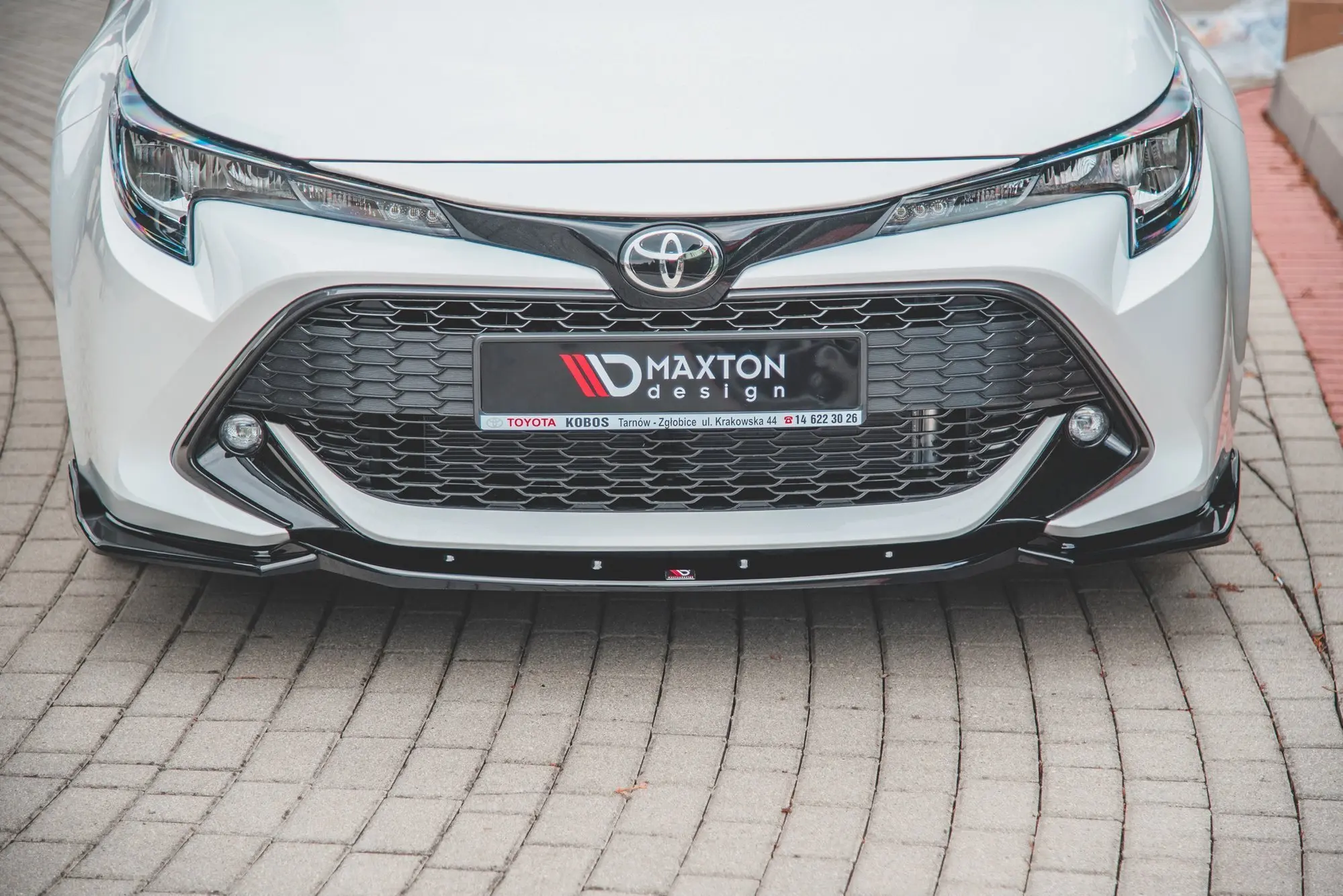 Frontspoiler Toyota Corolla XII 2019 -> | V.2 Glossy Black Edition – bilde 2