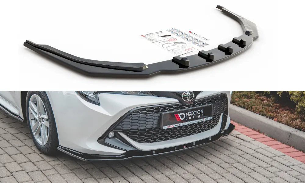 Frontspoiler Toyota Corolla XII Hatchback / Touring Sports 2019 - 2023 | V.1 Glossy Black Edition – bilde 3