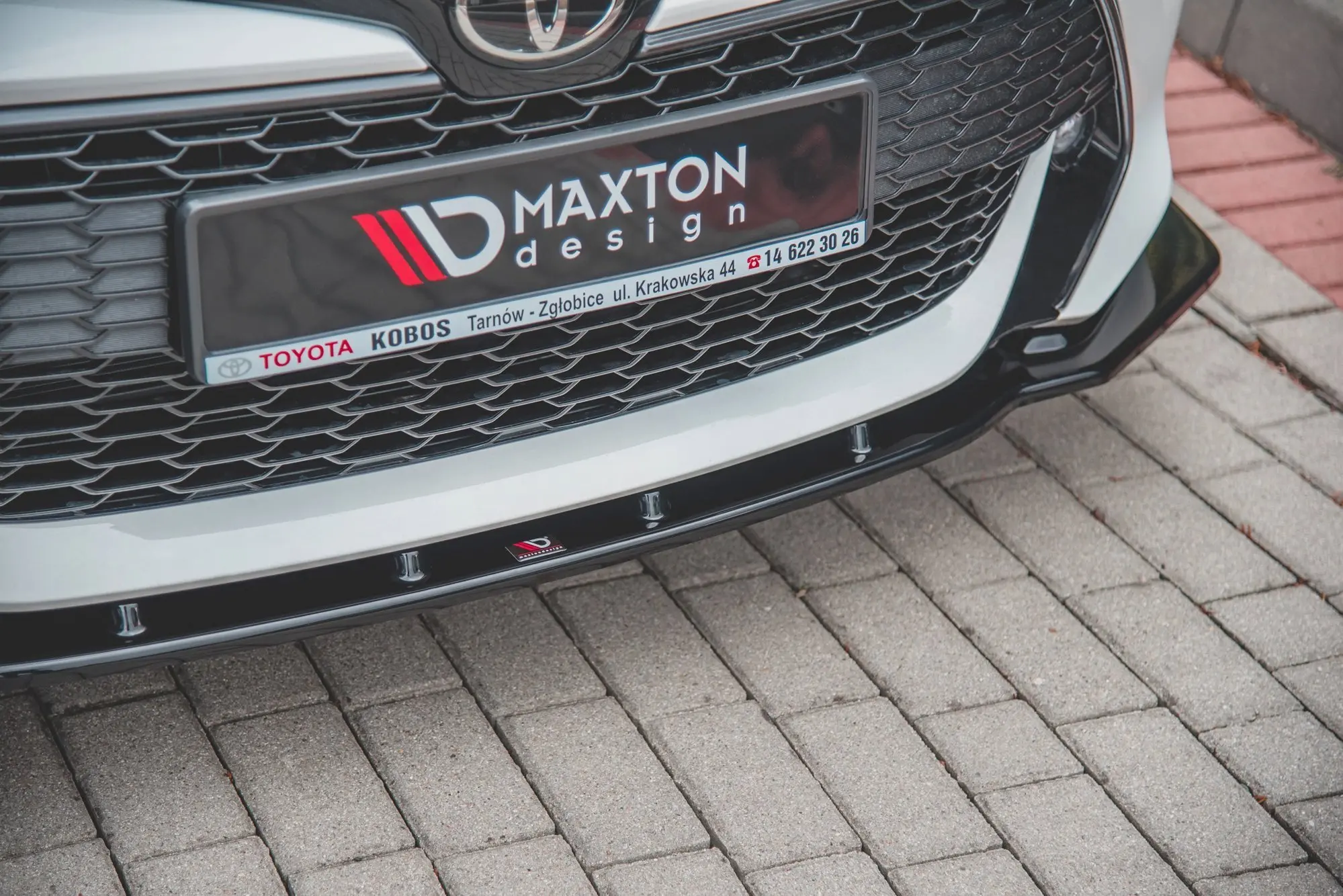 Frontspoiler Toyota Corolla XII Hatchback / Touring Sports 2019 - 2023 | V.1 Glossy Black Edition – bilde 6