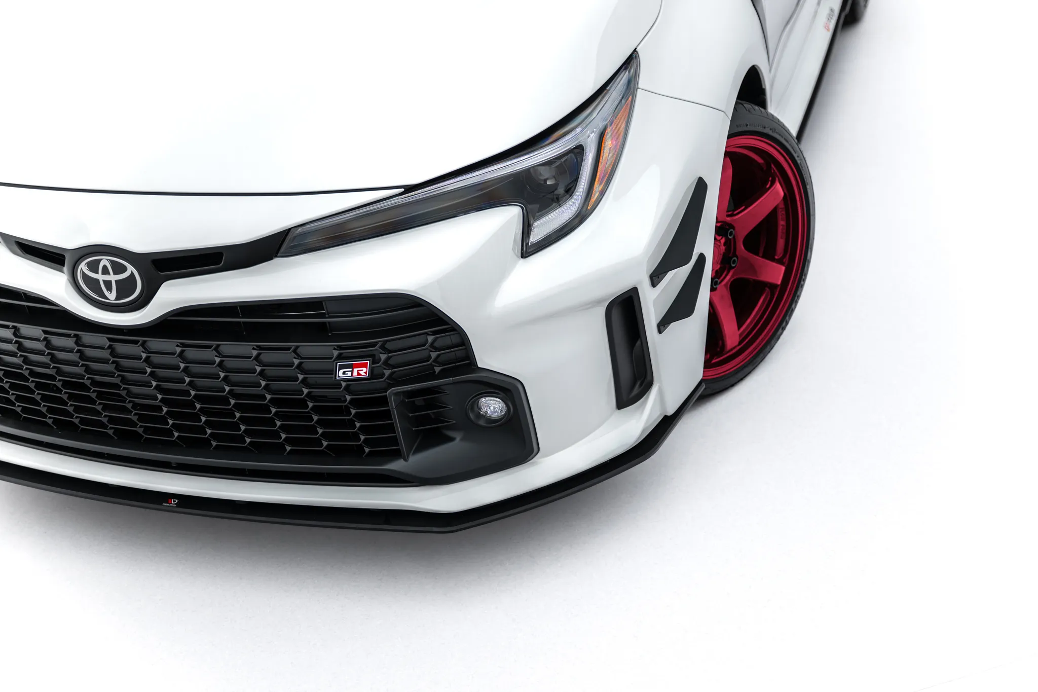 Frontspoiler Toyota GR Corolla XII 2022 - 2024 | Street Pro Black Edition – bilde 4