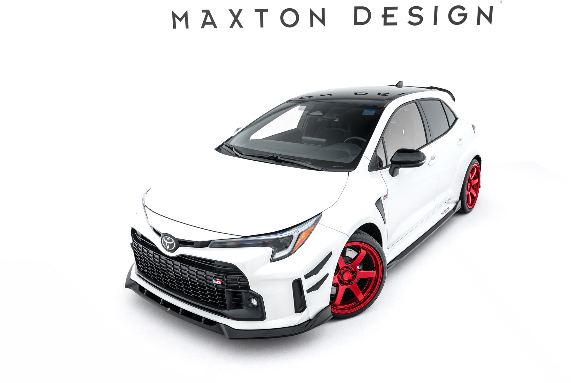 Frontspoiler Toyota GR Corolla XII 2022 - 2024 | V2 Sport Glossy Black Edition – bilde 4