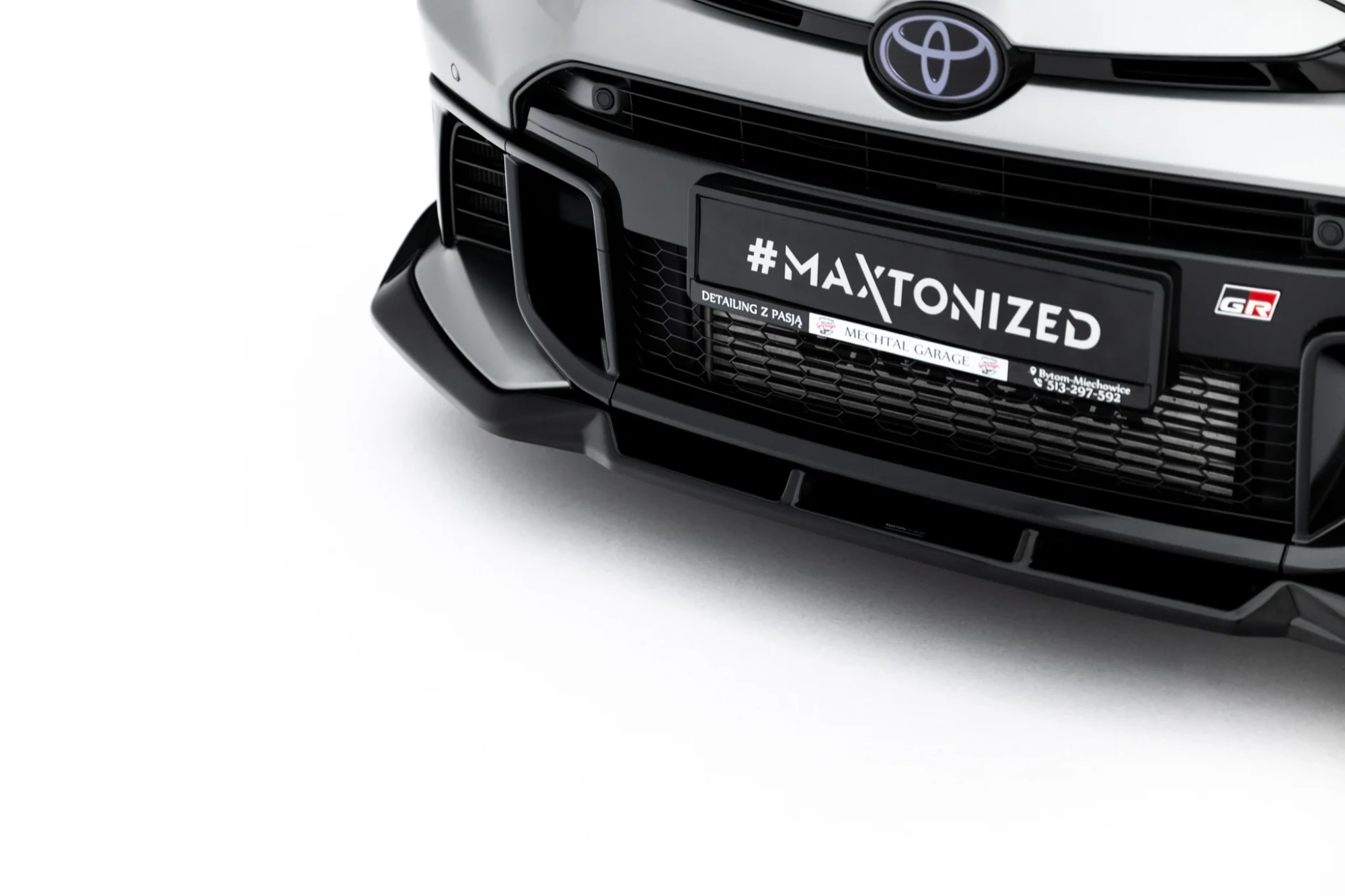 Frontspoiler Toyota GR Yaris IV Facelift 2024 ->  | Sport Glossy Black Edition V2 – bilde 5