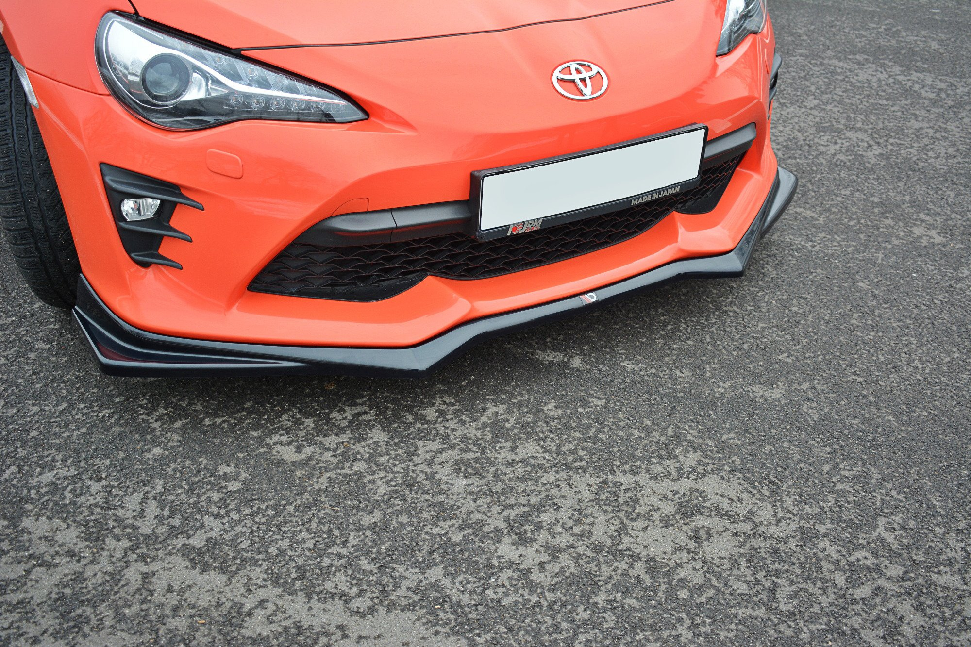 Frontspoiler Toyota GT86 Facelift 2017 - 2020 | Sport Glossy Black Edition V2 – bilde 2