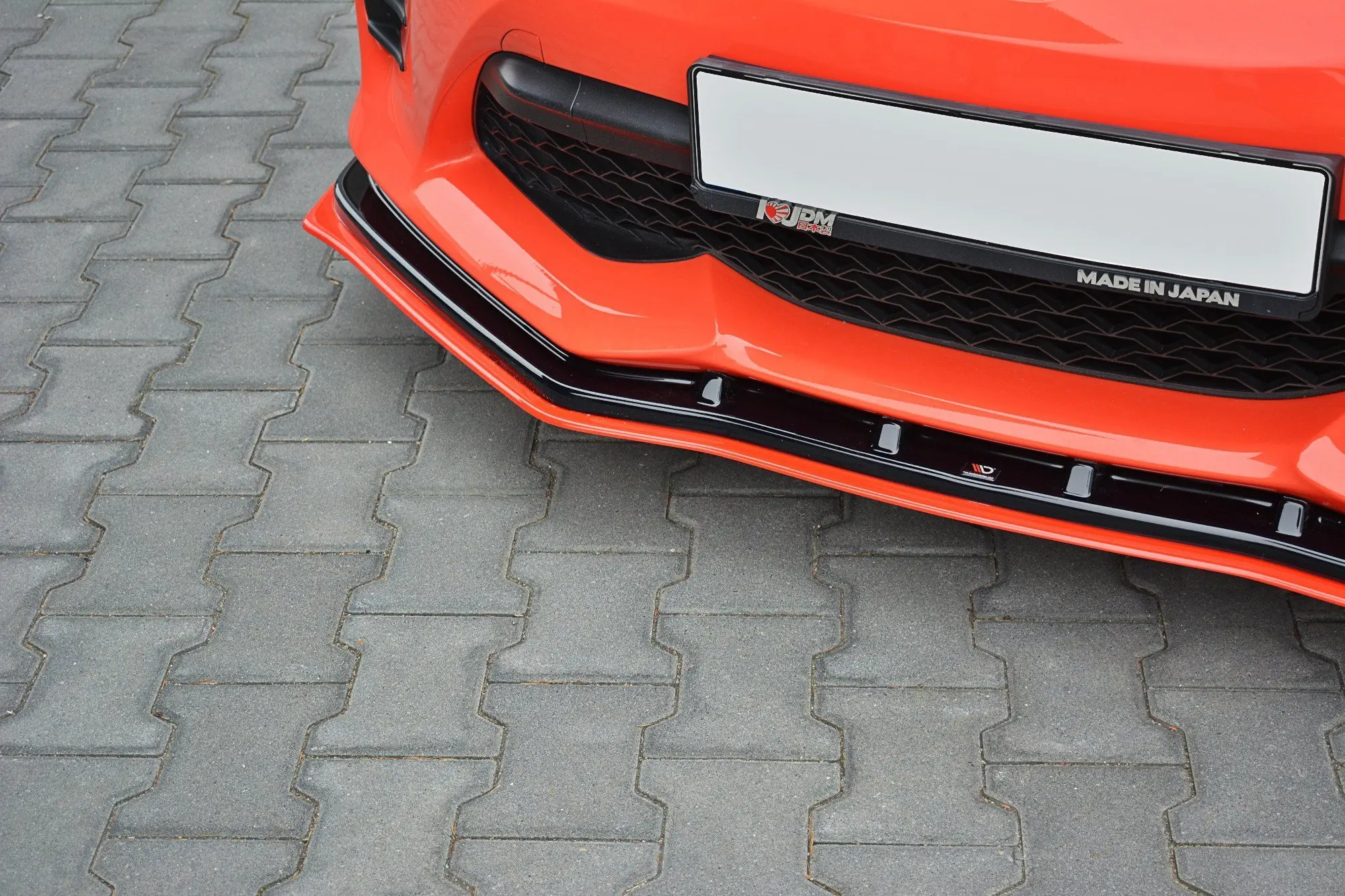 Frontspoiler Toyota GT86 Facelift 2017-> | V.4 Glossy Black +Red Edition
