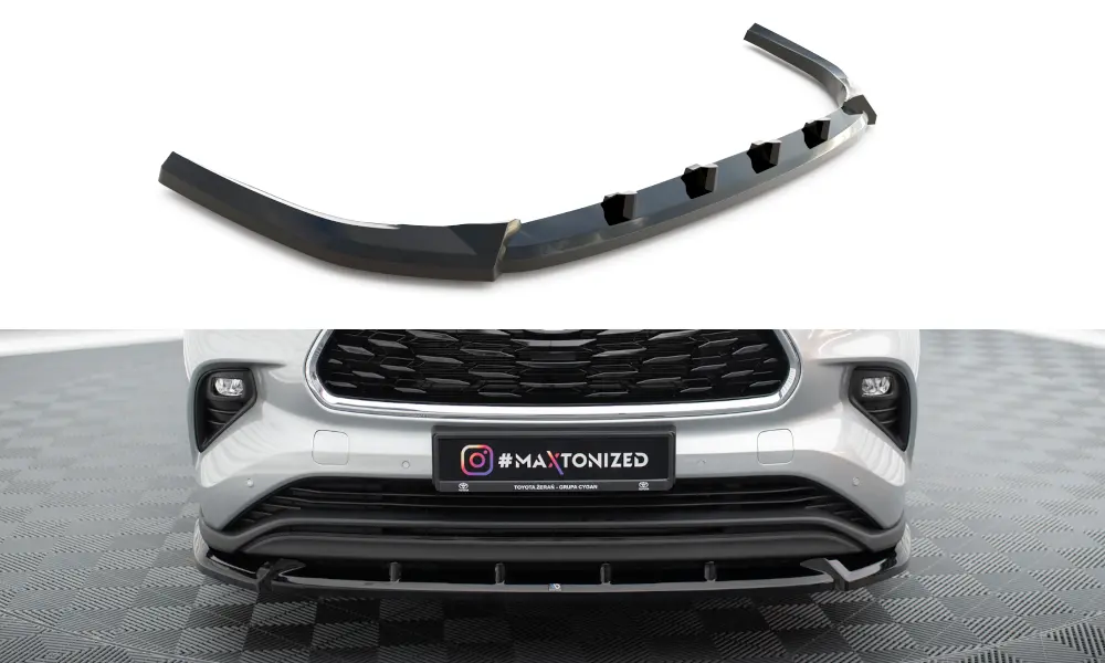 Frontspoiler Toyota Highlander IV 2019-> | Glossy Black Edition – bilde 2