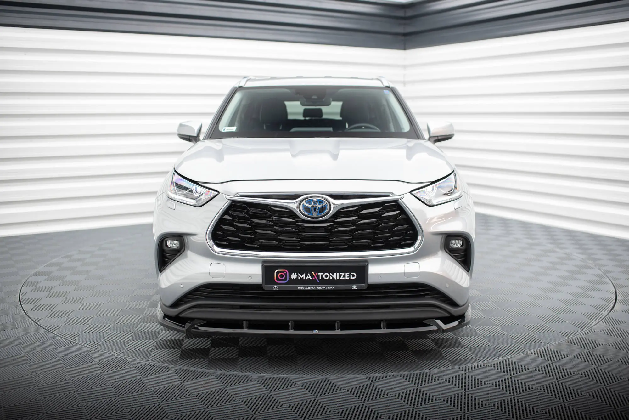 Frontspoiler Toyota Highlander IV 2019-> | Glossy Black Edition – bilde 3