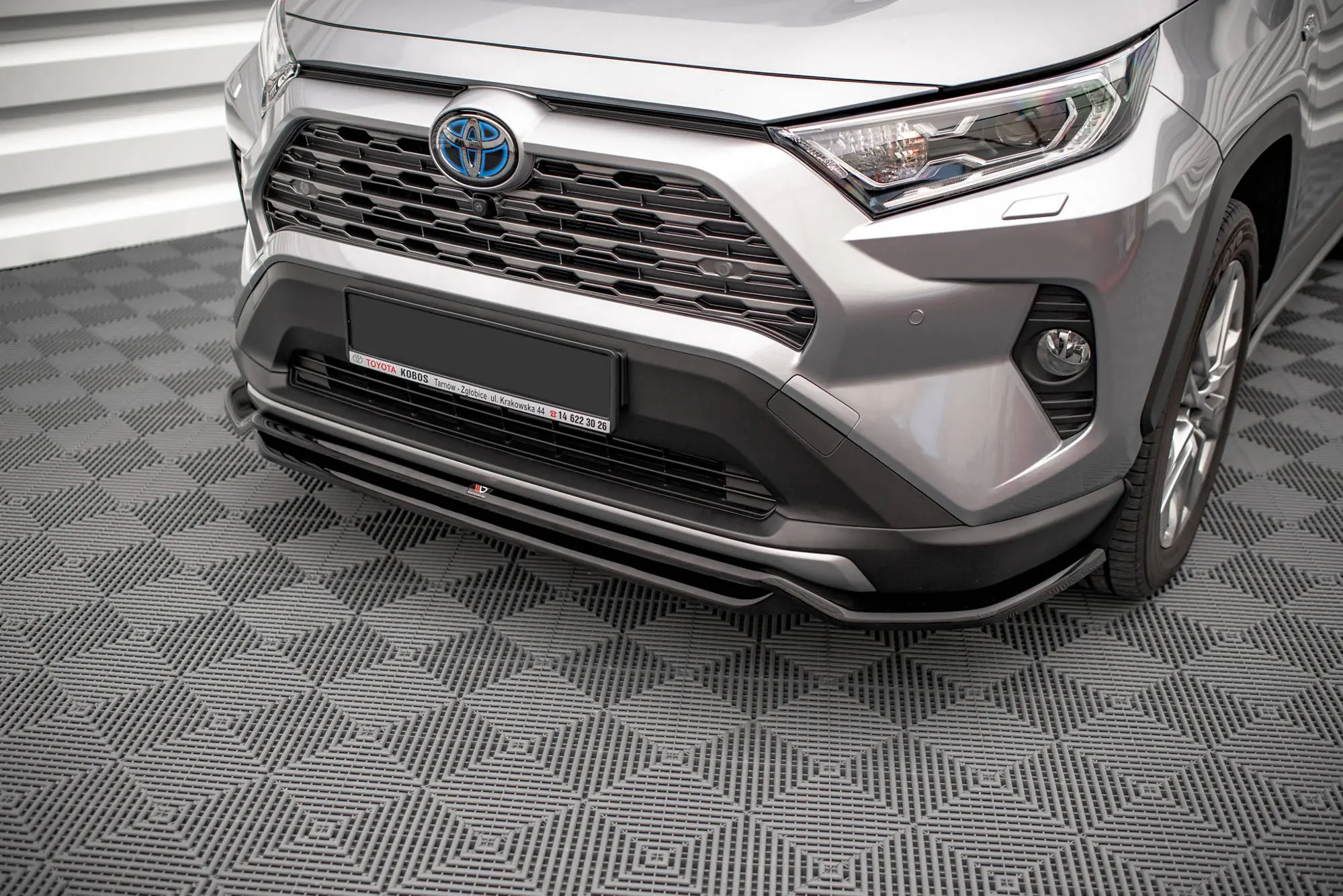 Frontspoiler Toyota RAV4 V 2019 -> / Toyota RAV4 Plug-in Hybrid 2020 -> | Glossy Black Edition