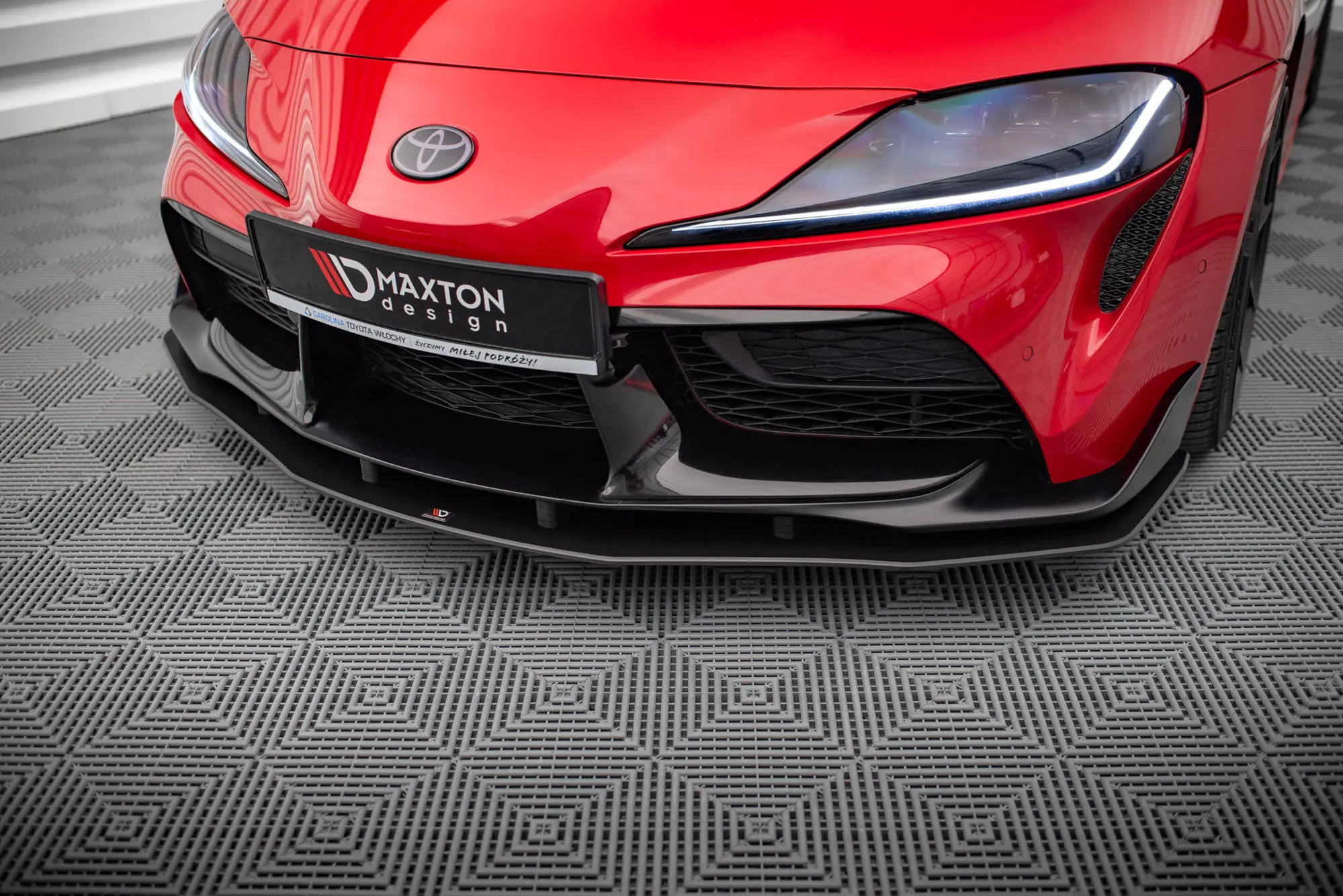 Frontspoiler Toyota Supra V 2019-> | Street Pro Black Edition