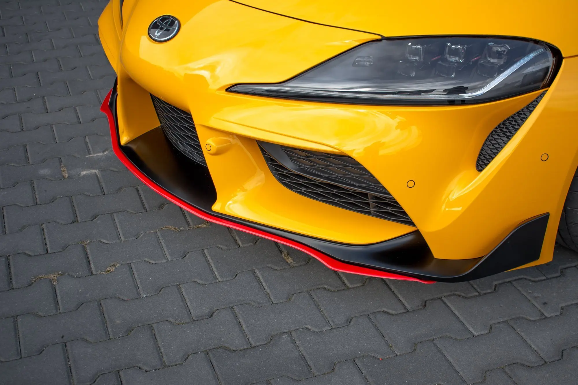 Frontspoiler Toyota Supra V 2019-> | V.3 Glossy Black Edition – bilde 4