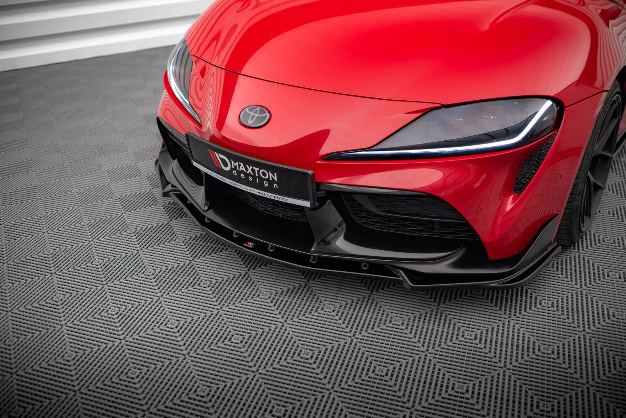 Frontspoiler Toyota Supra V 2019-> | V.4 Glossy Black Edition