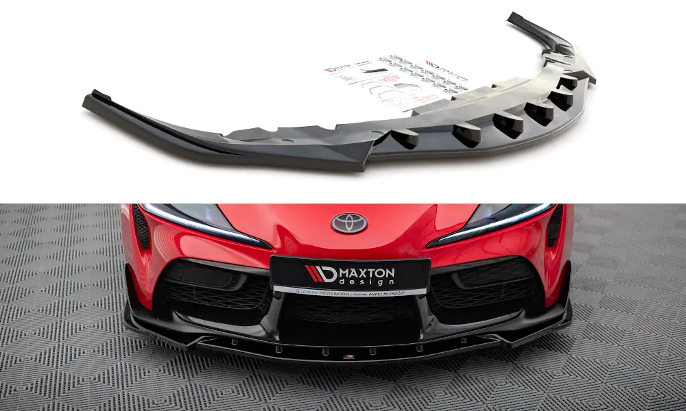 Frontspoiler Toyota Supra V 2019-> | V.4 Glossy Black Edition – bilde 2