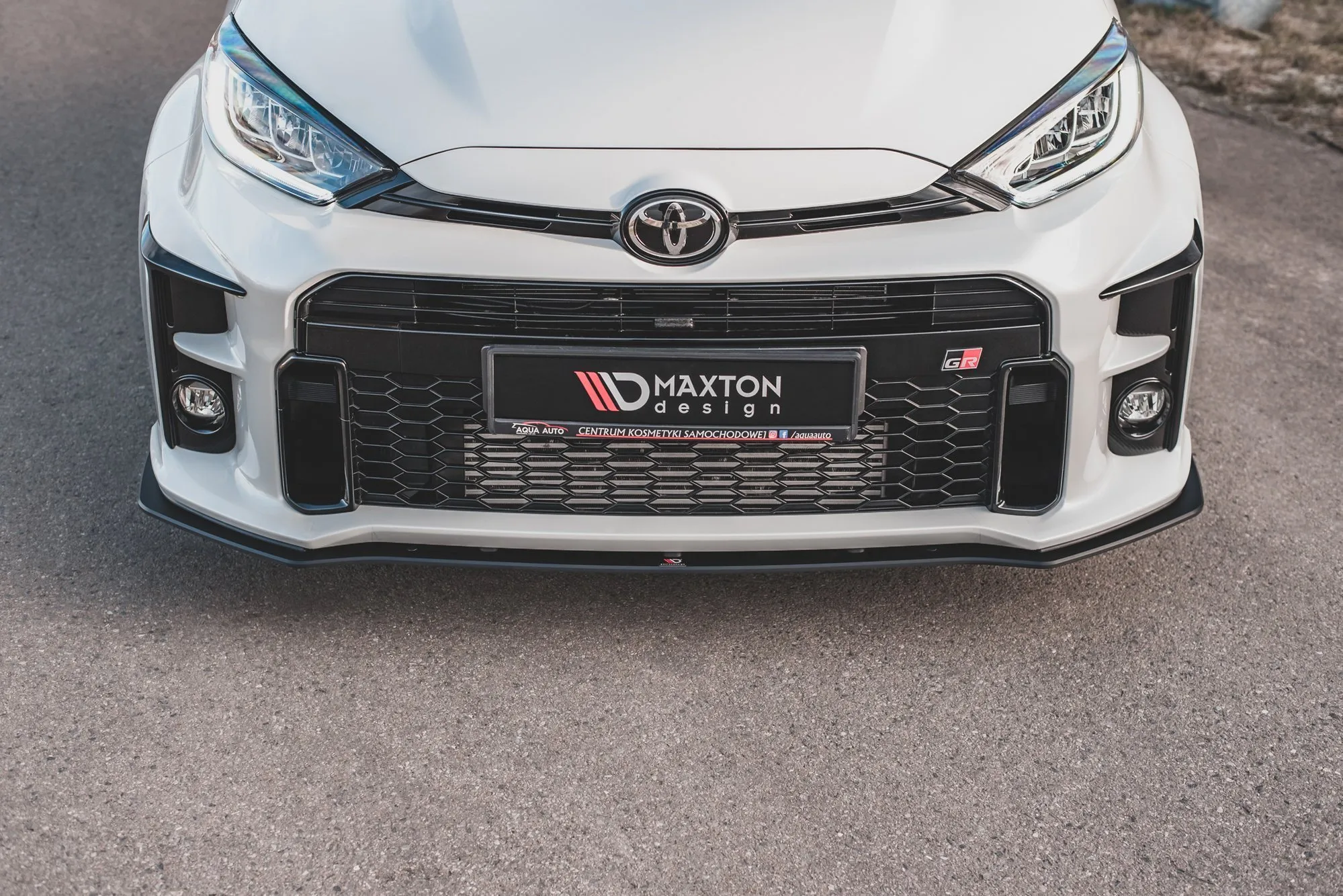 Frontspoiler Toyota Yaris GR IV 2020-> | Street Pro Black Edition