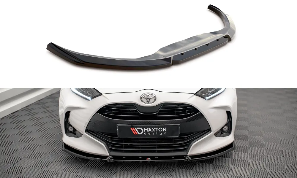 Frontspoiler Toyota Yaris IV 2019-> | V.2 Glossy Black Edition – bilde 3