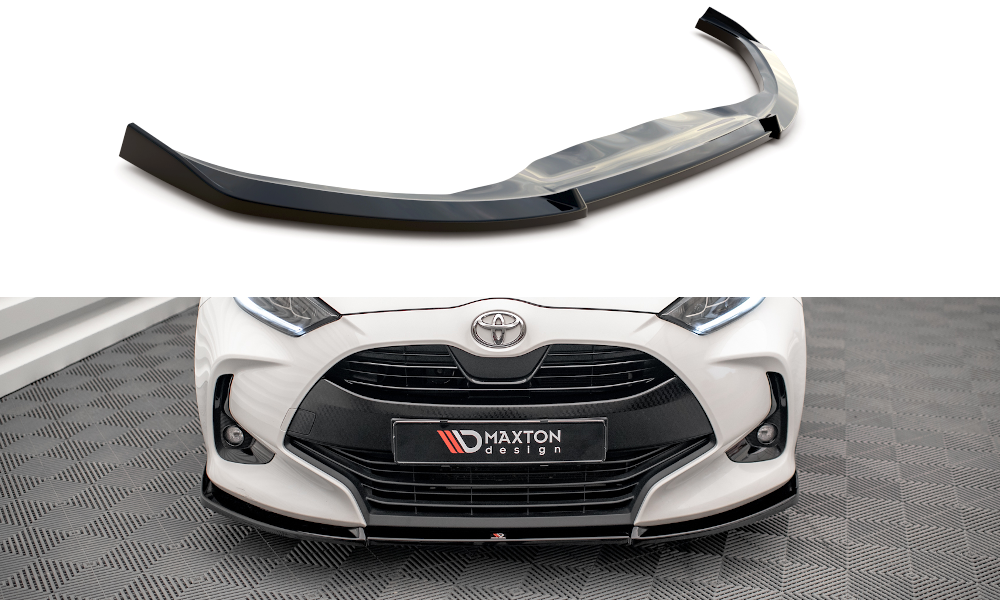 Frontspoiler Toyota Yaris IV 2019-> | V.3 Glossy Black Edition – bilde 3