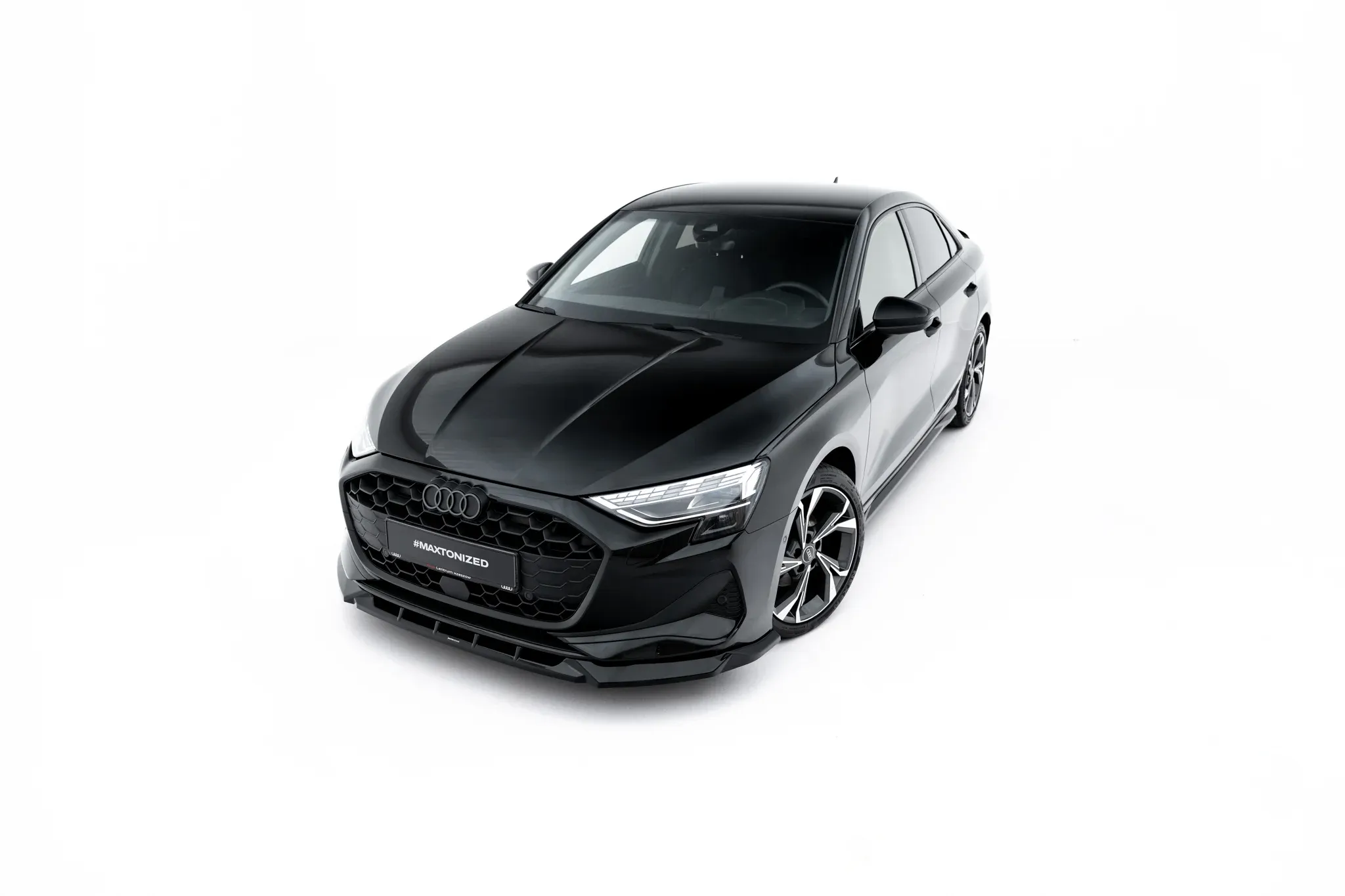Frontspoiler V.1 Audi A3 Sedan 8Y Facelift 2024 -> | Glossy Black Edition – bilde 3
