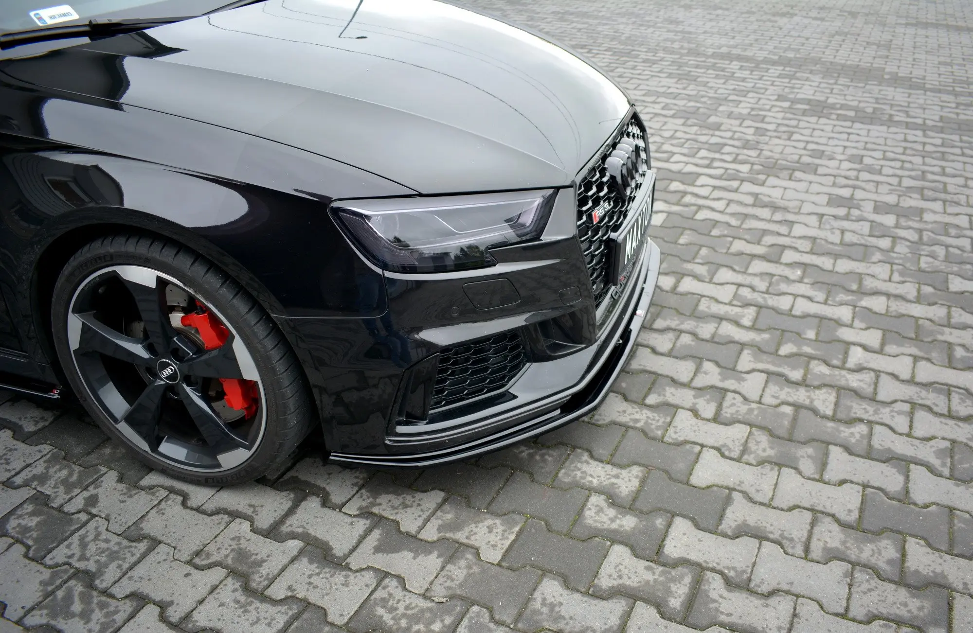 Frontspoiler V.1 Audi RS3 (8V) Facelift Sportback 2017 - 2020 – bilde 4