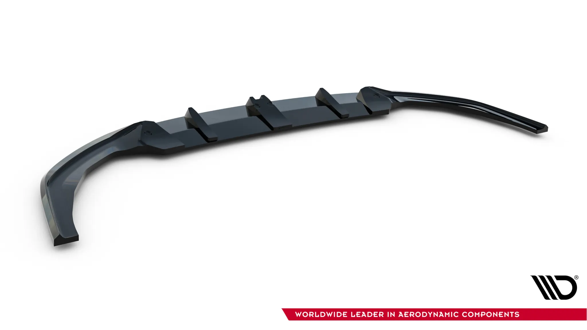 Frontspoiler V.1 BMW M135i M Performance (F70) 2024 ->  | Glossy Black Edition – bilde 9