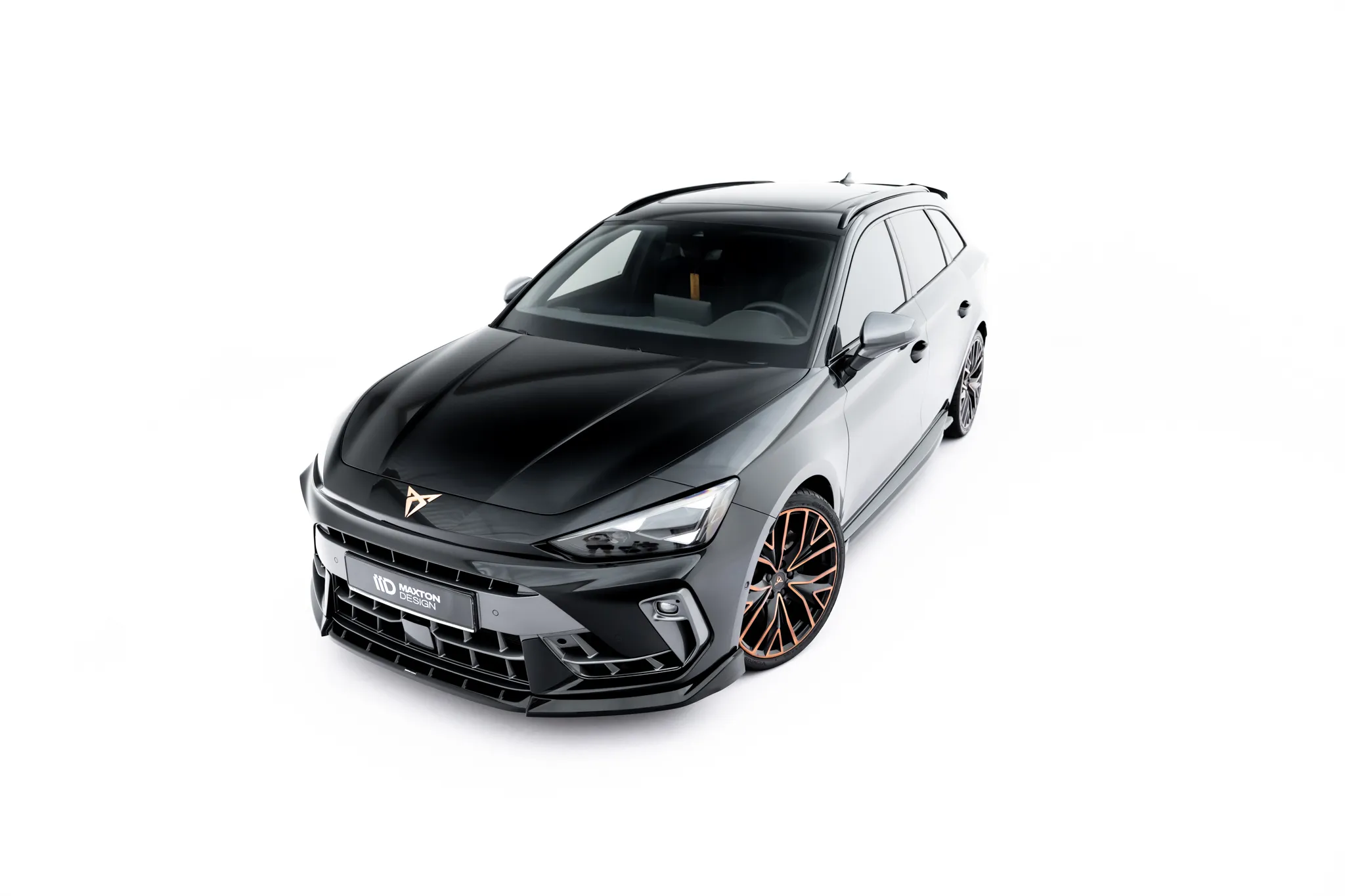 Frontspoiler V.1 Cupra Leon 2020-2026 | Glossy Black Edition – bilde 2