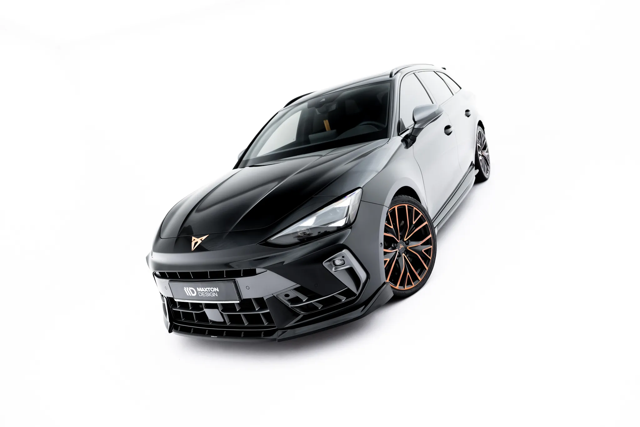 Frontspoiler V.1 Cupra Leon 2020-2026 | Glossy Black Edition – bilde 5