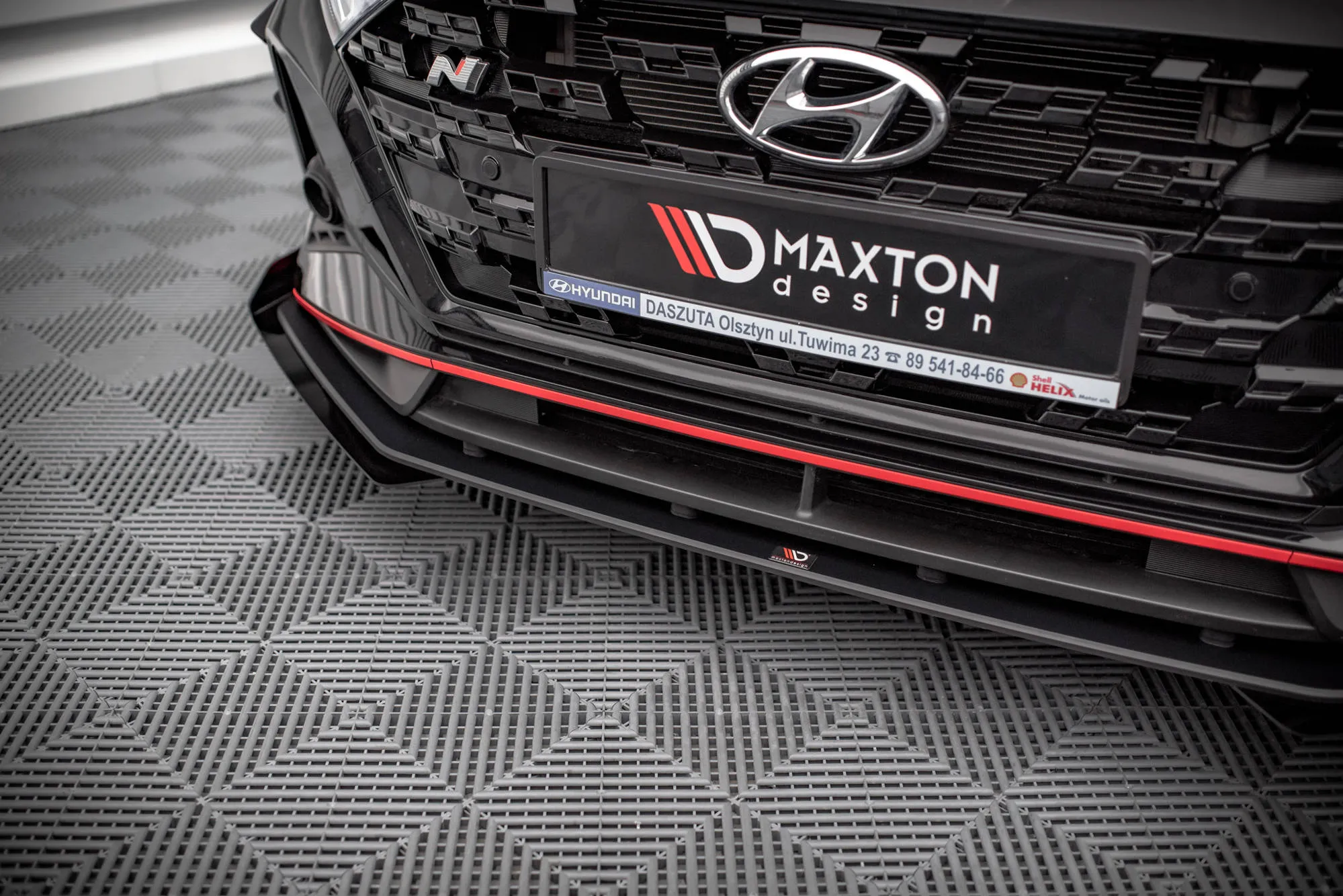 Frontspoiler V.1 + Flopper Hyundai i20 III N 2020 - 2023 | Street Pro Black Edition – bilde 5
