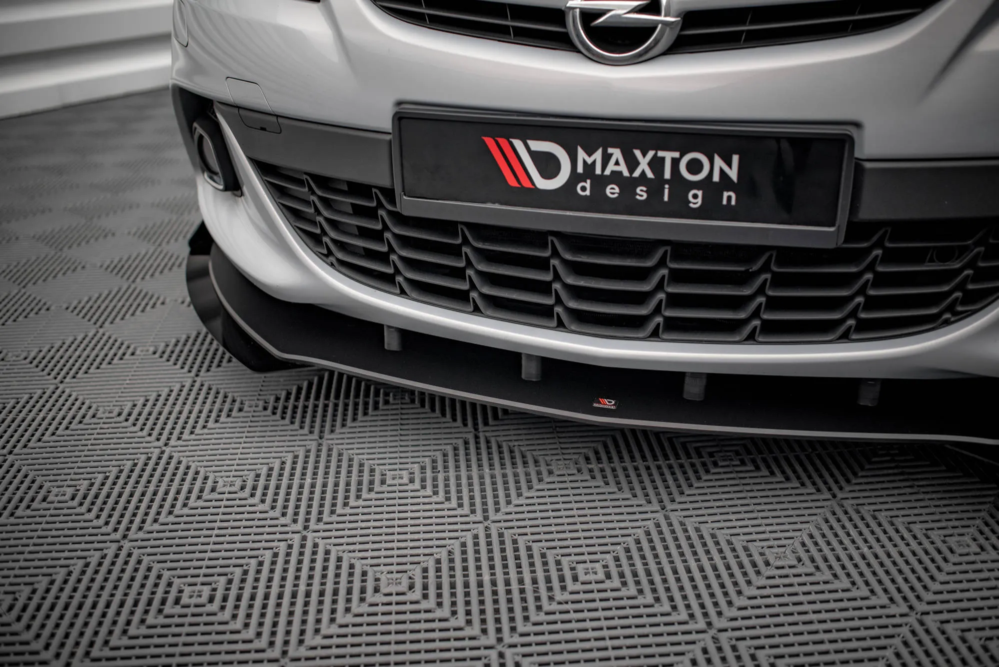 Frontspoiler V.1 + Flopper Opel Astra J Gtc OPC-Line 2011-2018 | Street Pro Black Edition – bilde 4