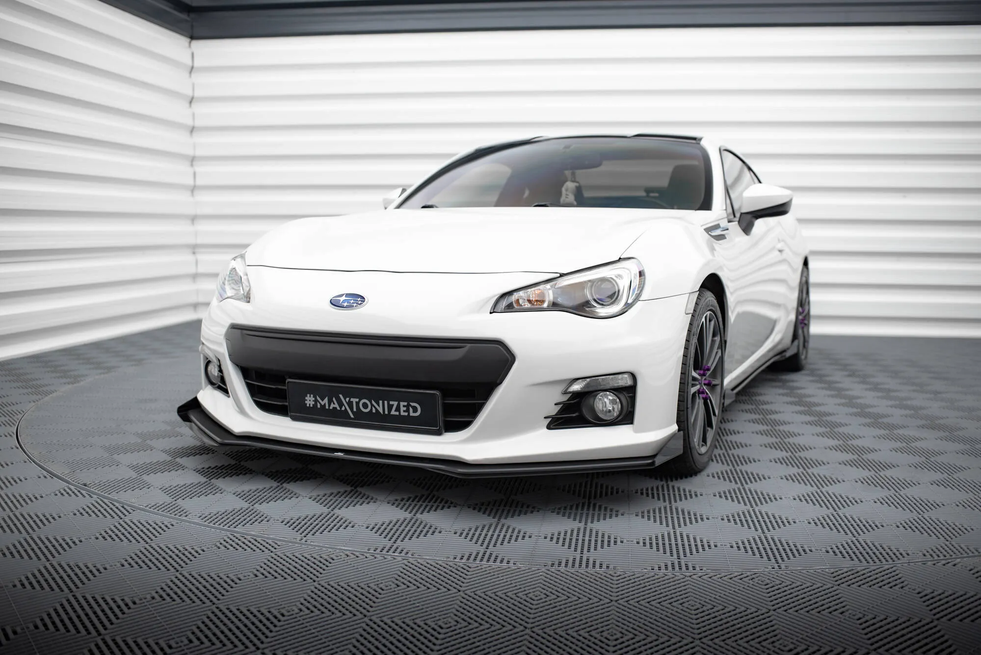 Frontspoiler V.1 + Flopper Subaru Brz I 2012 - 2016 | Street Pro Black Edition