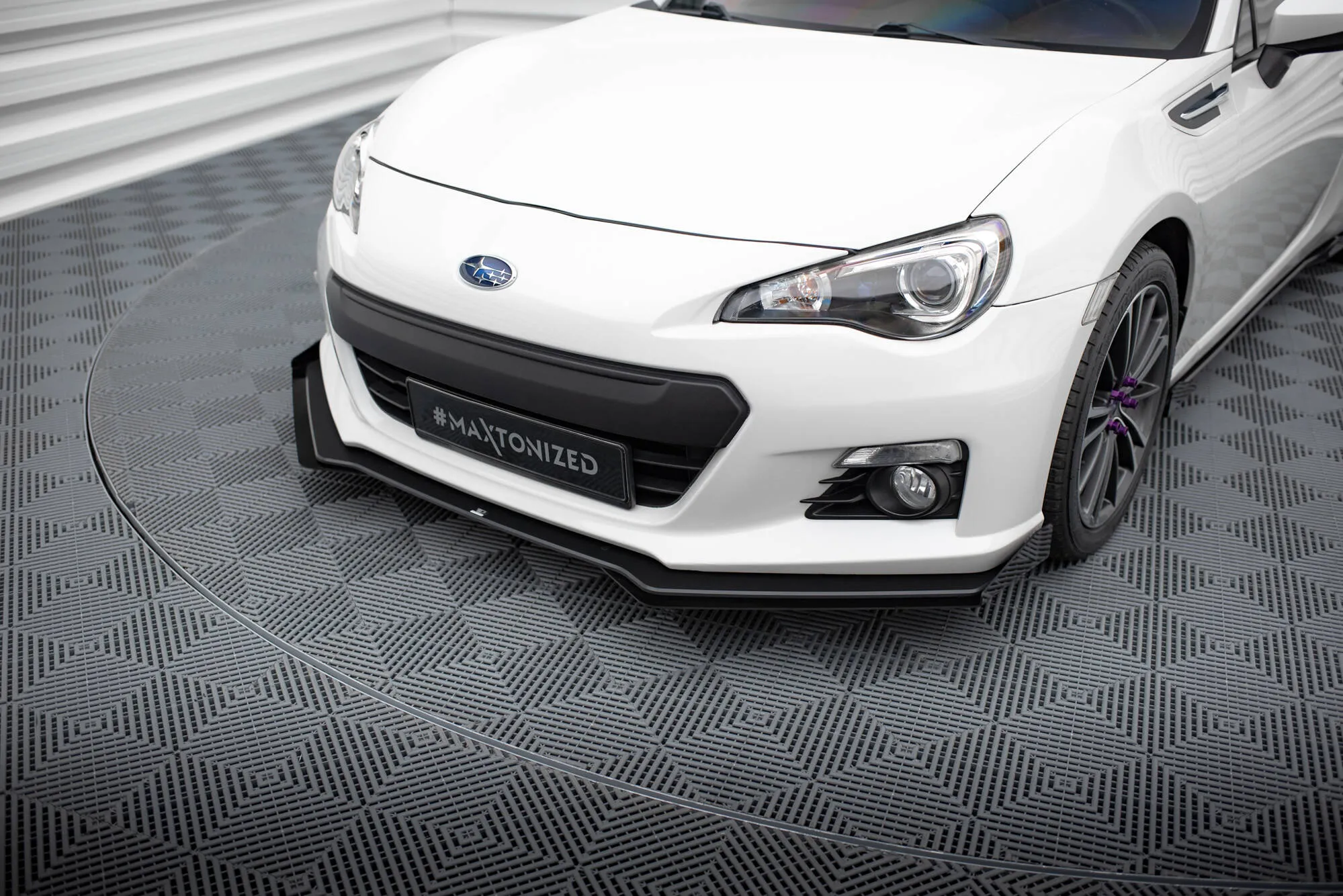Frontspoiler V.1 + Flopper Subaru Brz I 2012 - 2016 | Street Pro Black Edition – bilde 4