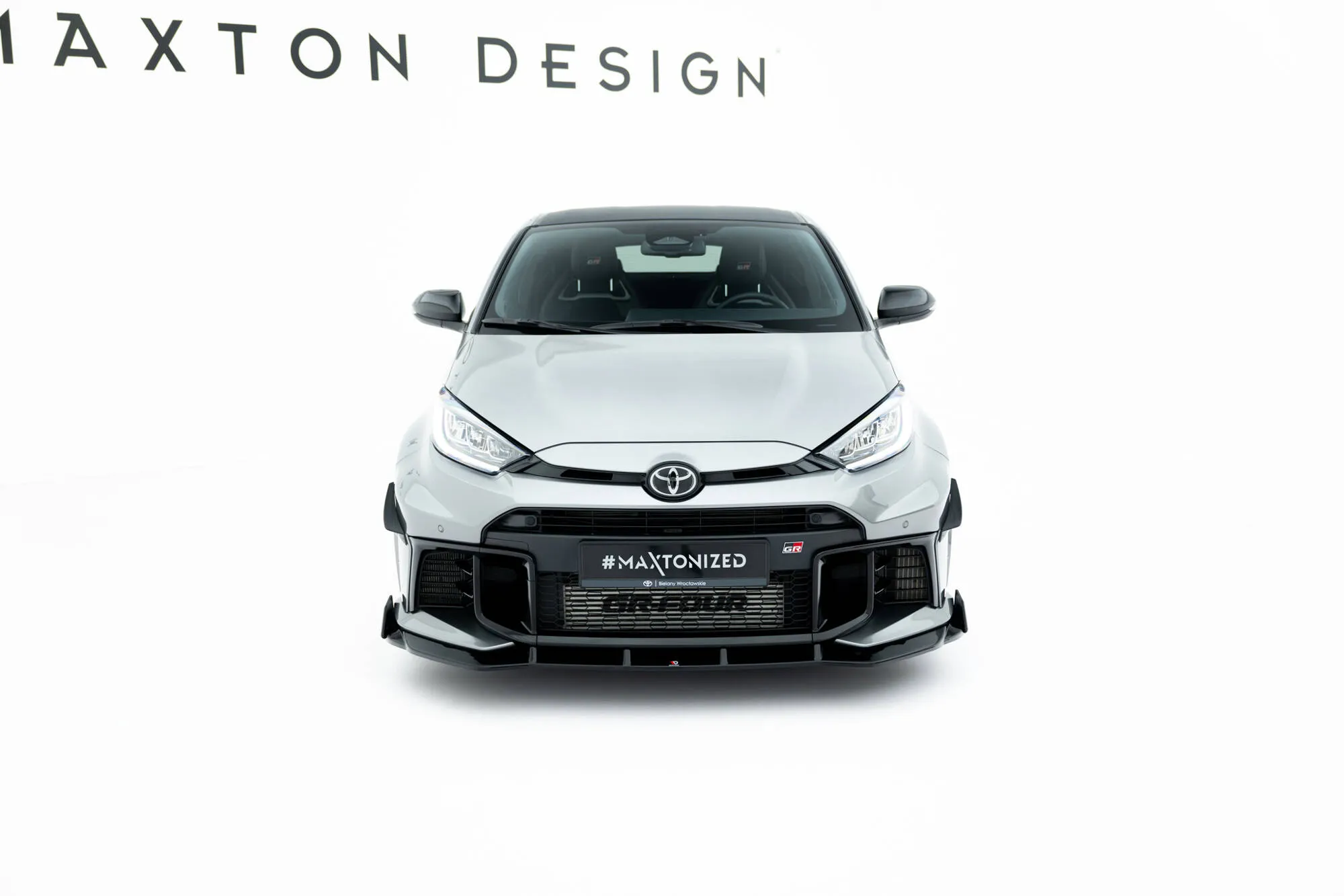 Frontspoiler V.1 + Flopper Toyota GR Yaris IV Facelift 2024 -> | Glossy Black Edition – bilde 2