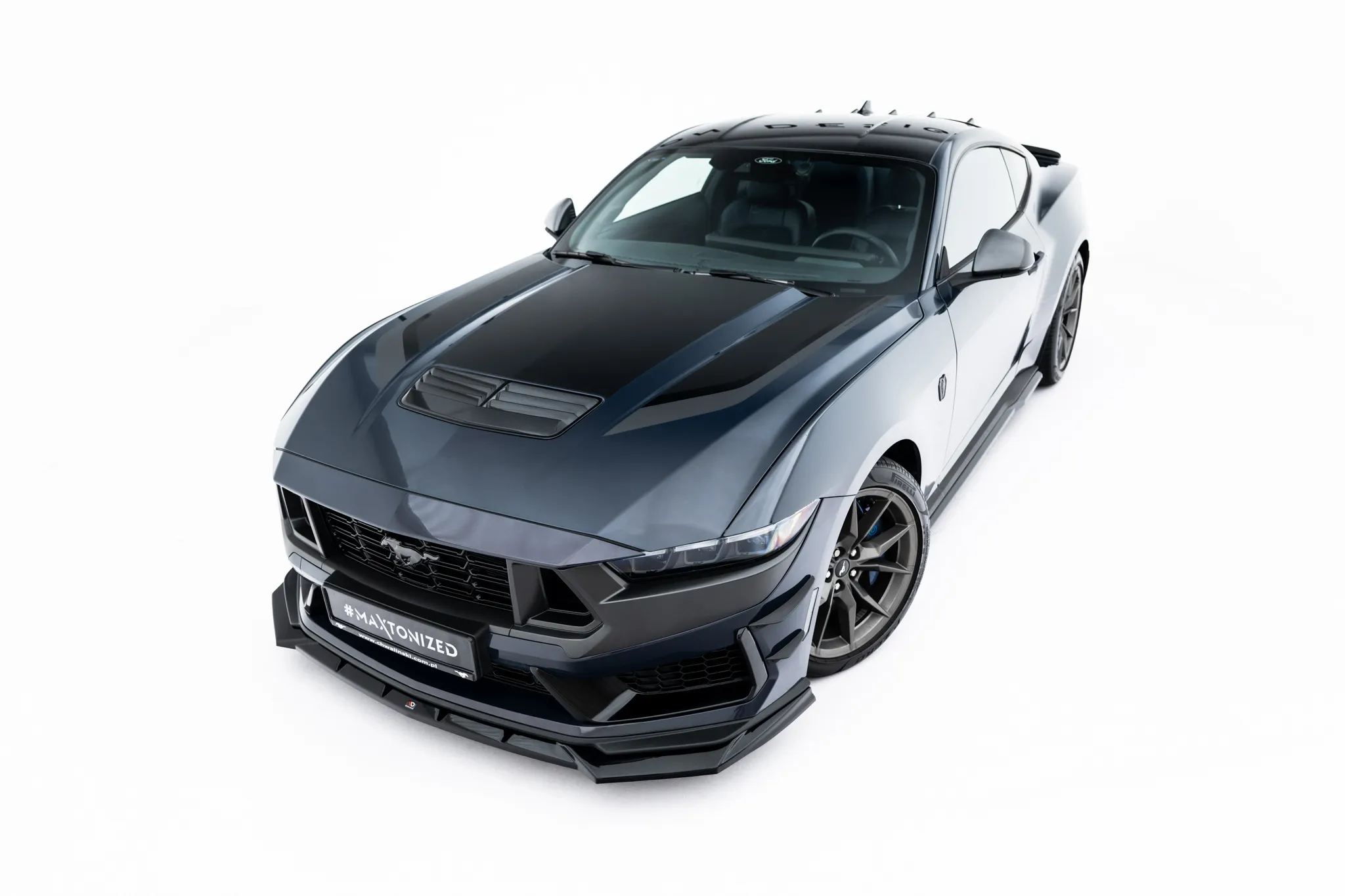 Frontspoiler V.1 Ford Mustang Dark Horse VII 2024 -> | Glossy Black Edition – bilde 4
