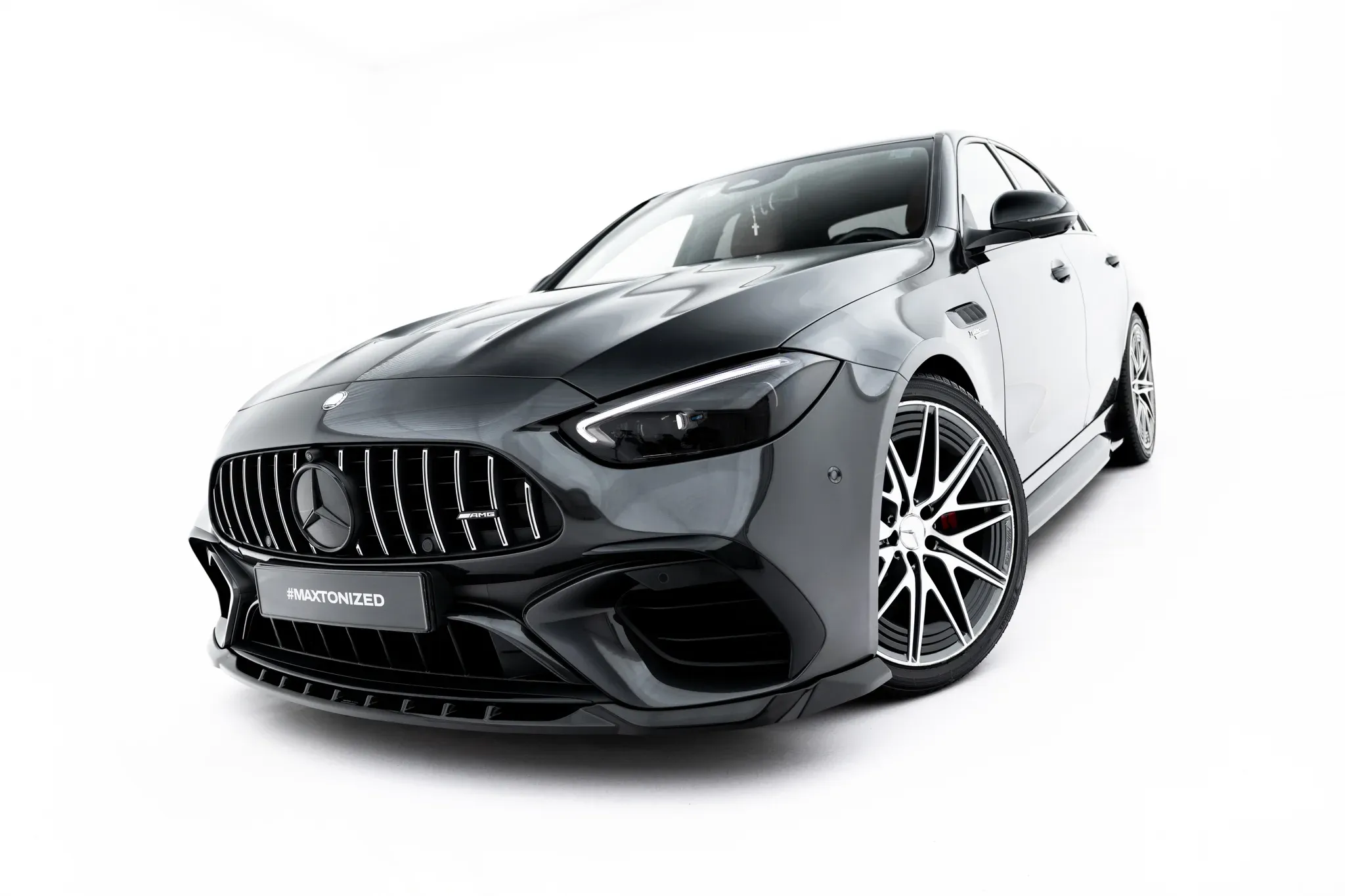 Frontspoiler V.1 Mercedes-Benz AMG C63 (S206/W206) 2021 -> | Glossy Black Edition – bilde 5