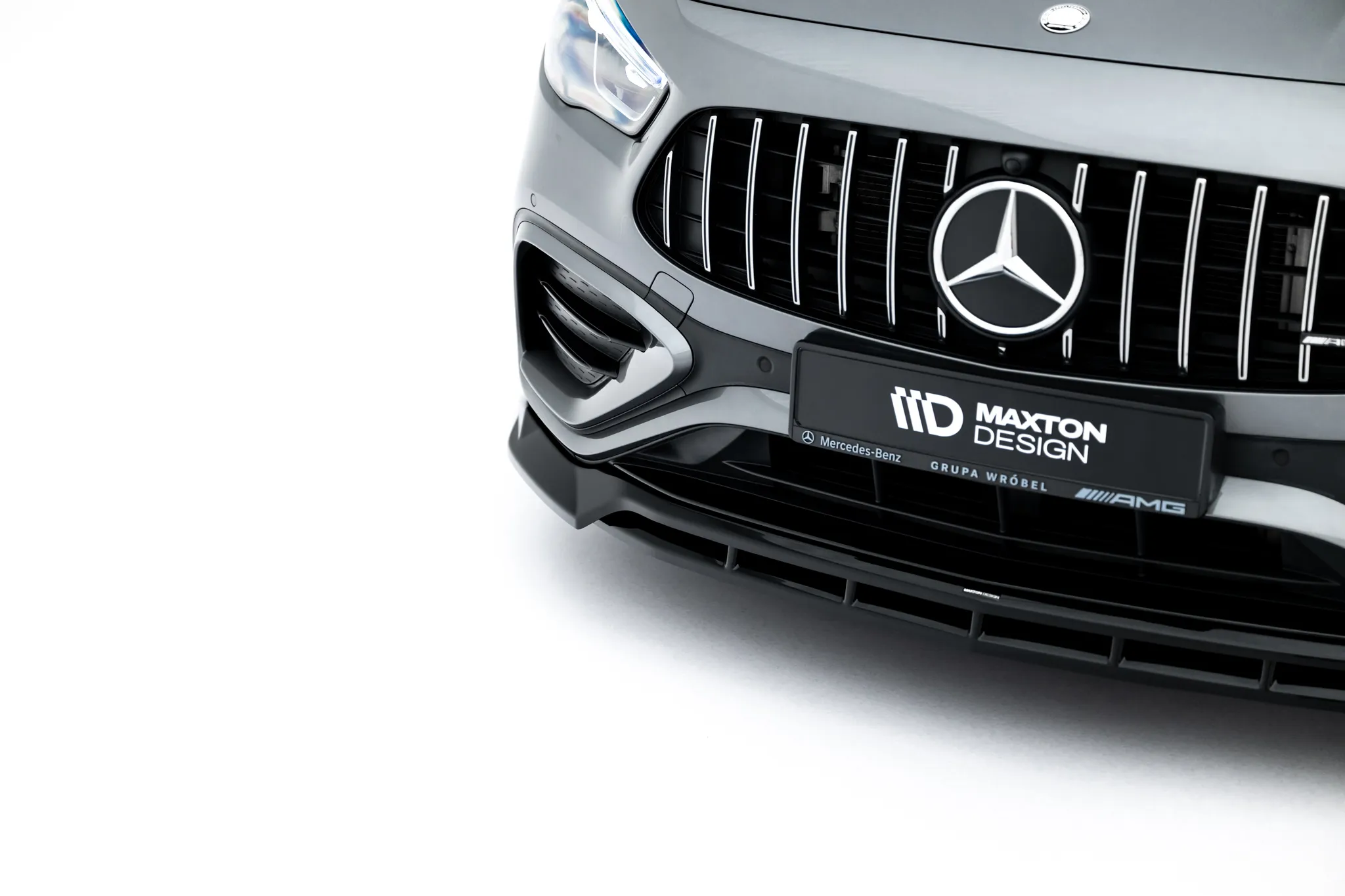 Frontspoiler V.1 Mercedes-Benz AMG Gla 35 (H247) Facelift 2023 -> | Glossy Black Edition – bilde 2