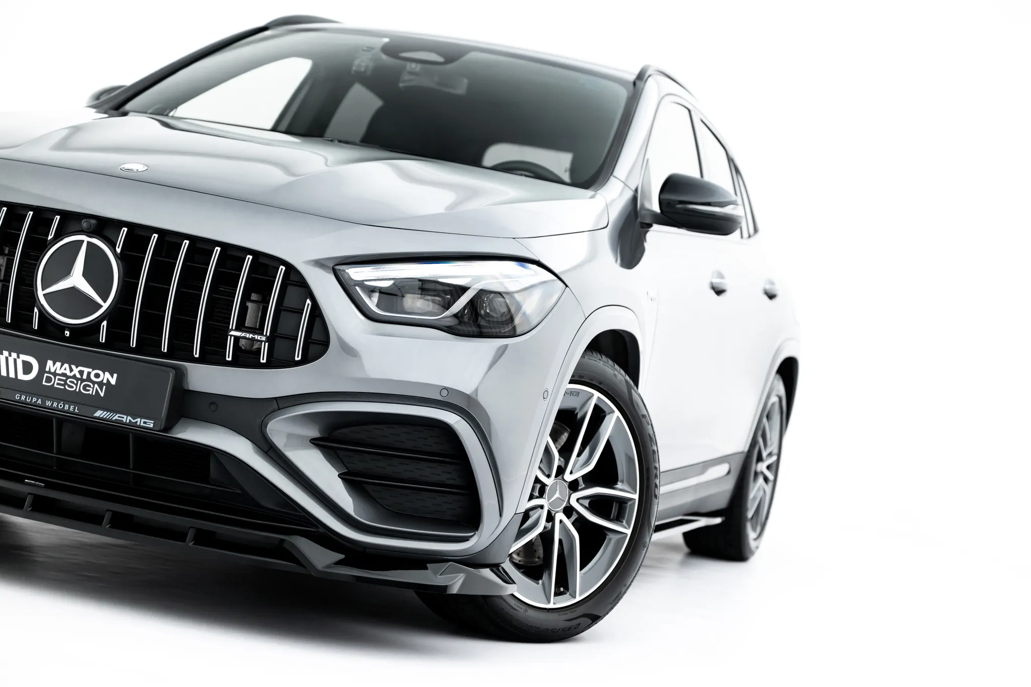 Frontspoiler V.1 Mercedes-Benz AMG Gla 35 (H247) Facelift 2023 -> | Glossy Black Edition – bilde 6