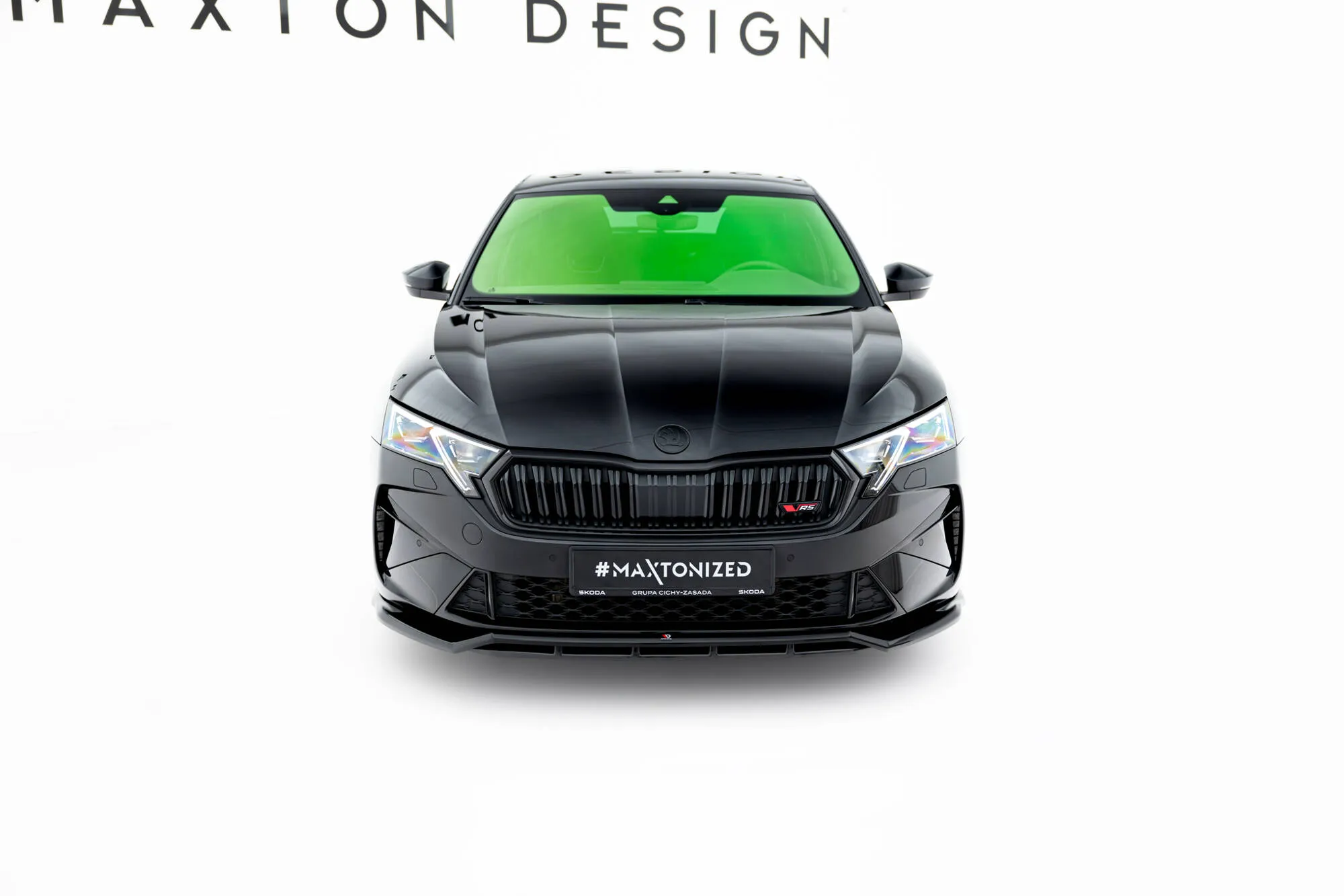 Frontspoiler V.1 Skoda Octavia RS IV Facelift | Glossy Black Edition – bilde 2