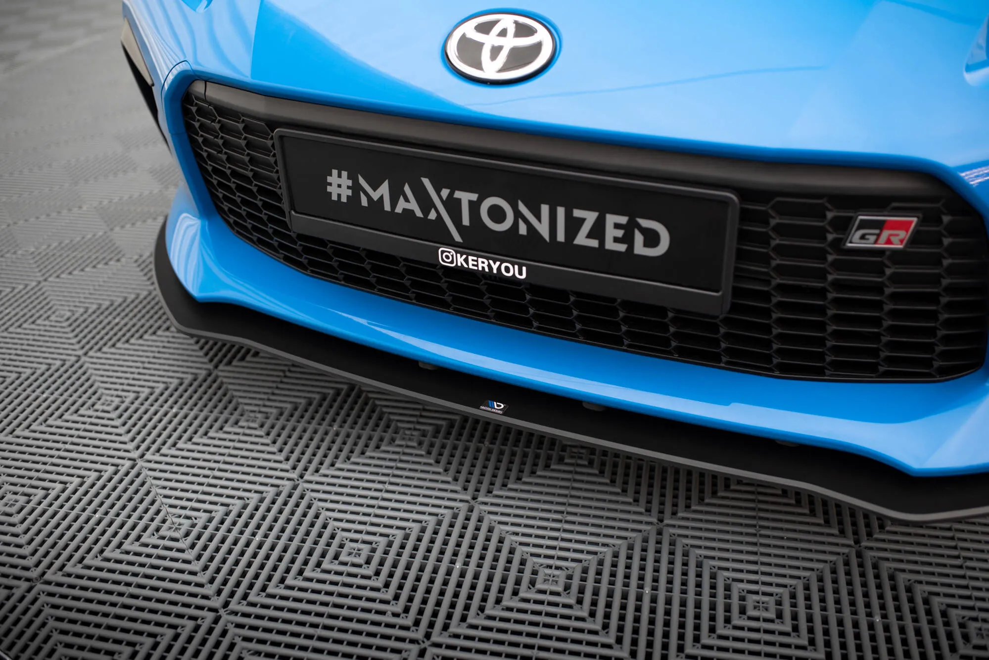 Frontspoiler V.1 Toyota GR86 2021 - > | Street Pro Black Edition – bilde 5