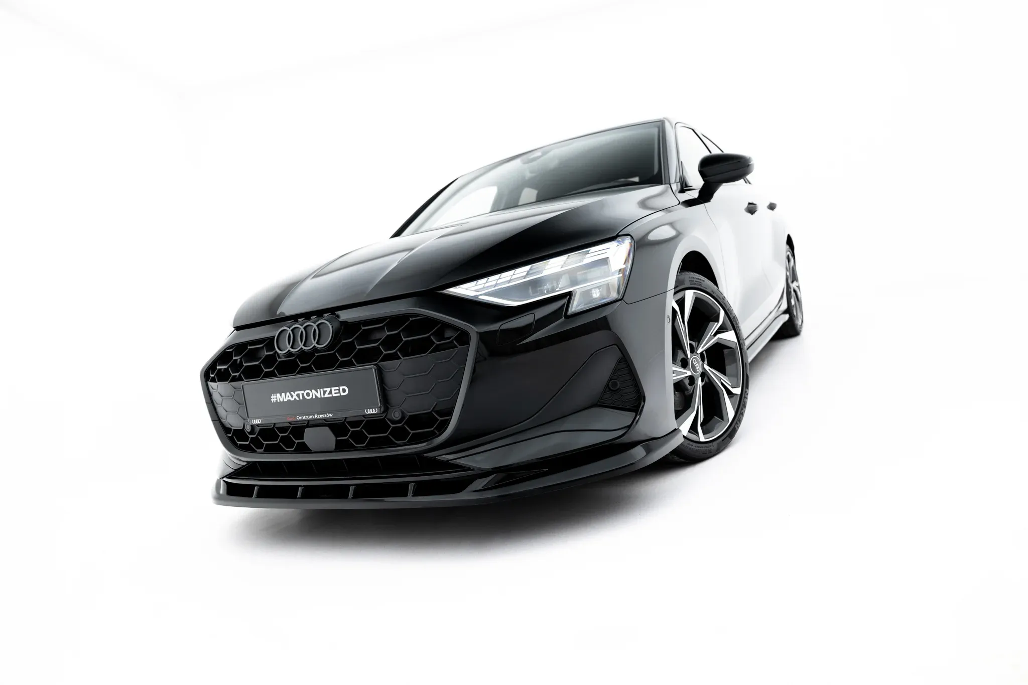 Frontspoiler V.2 Audi A3 Sedan 8Y Facelift 2024 -> | Glossy Black Edition