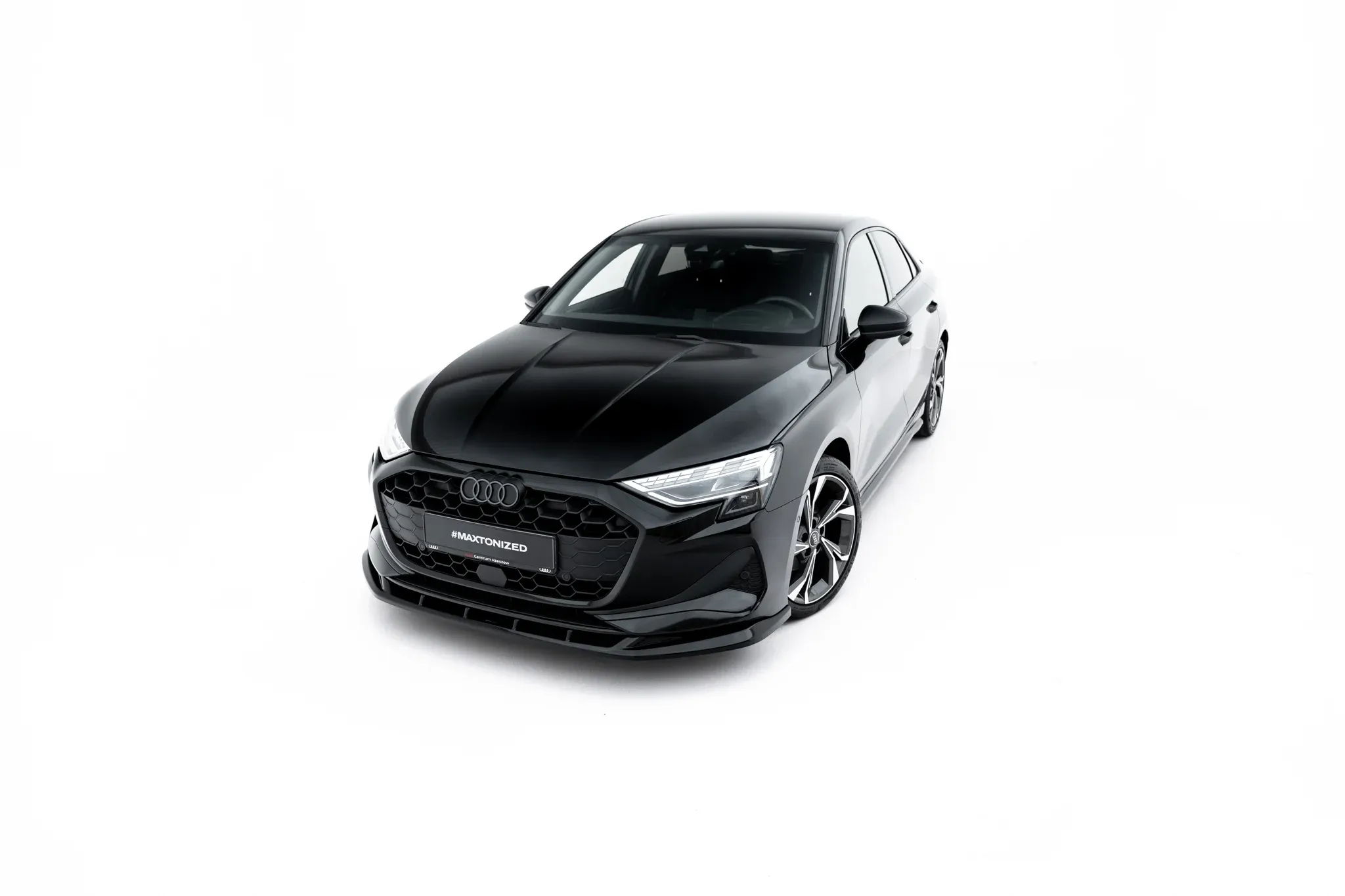 Frontspoiler V.2 Audi A3 Sedan 8Y Facelift 2024 -> | Glossy Black Edition – bilde 3