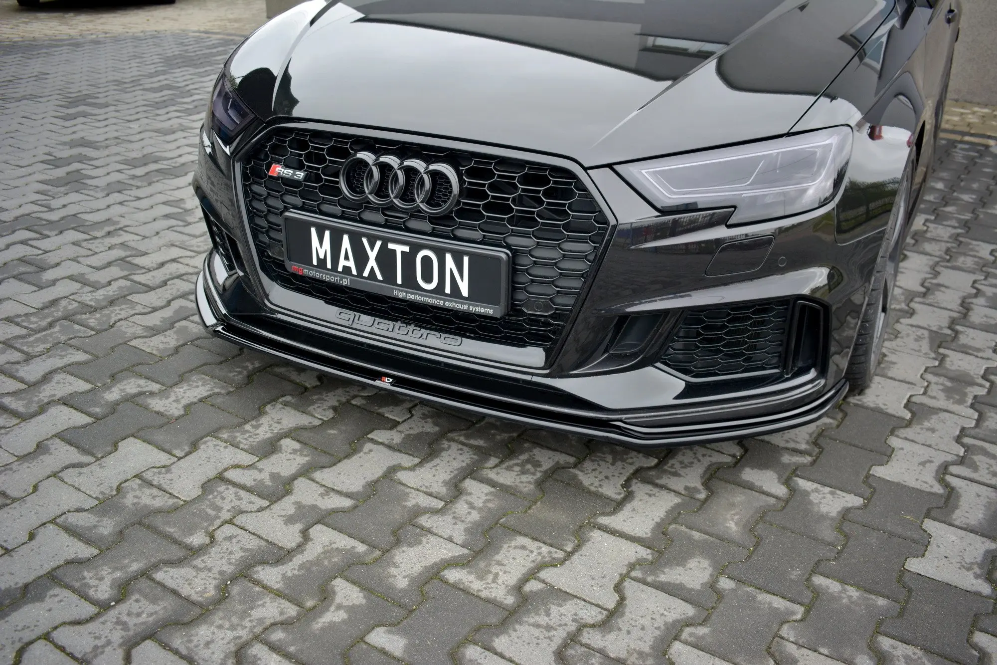 Frontspoiler V.2 Audi RS3 (8V) Facelift Sportback 2017 - 2020