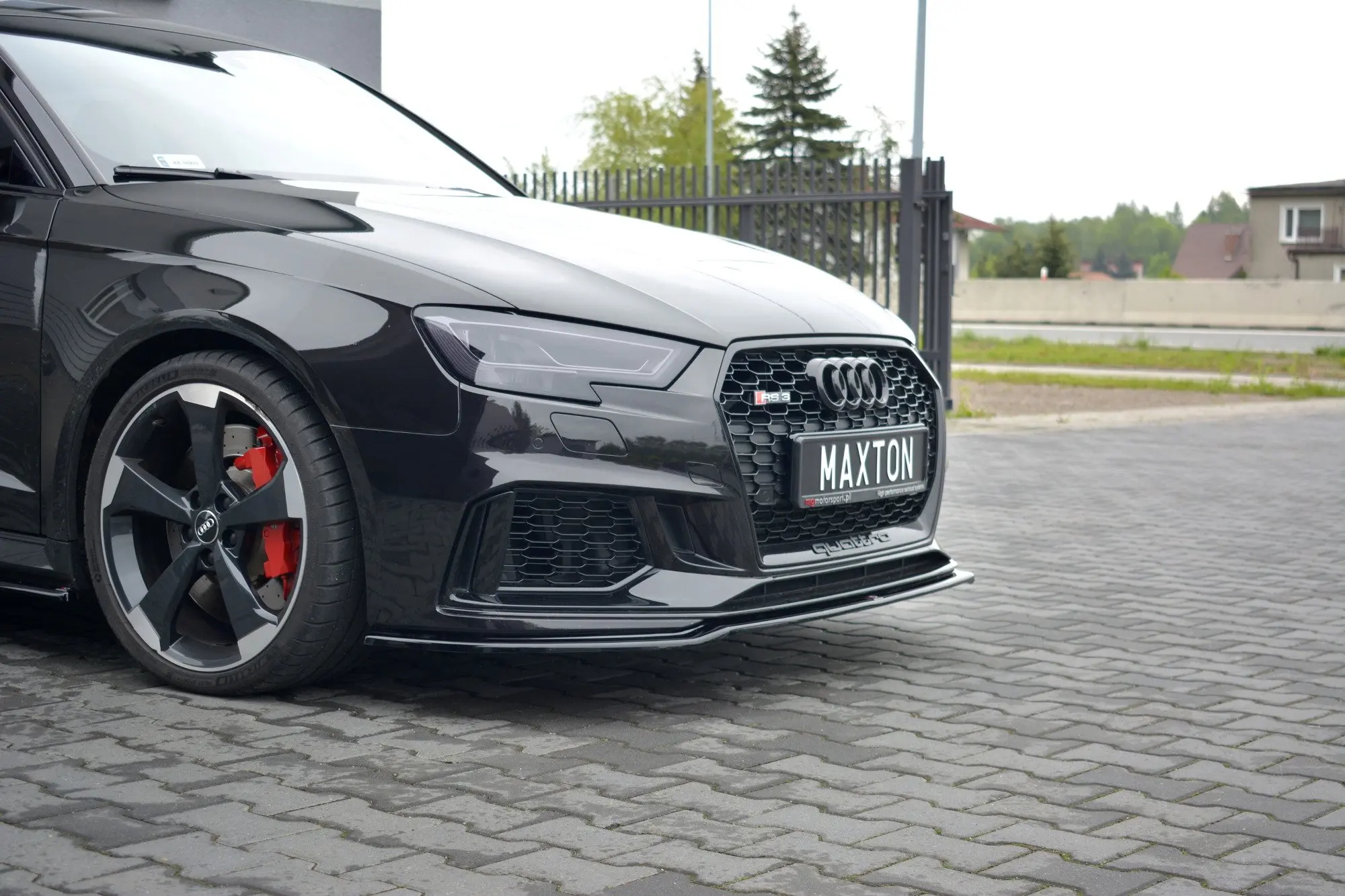 Frontspoiler V.2 Audi RS3 (8V) Facelift Sportback 2017 - 2020 – bilde 3