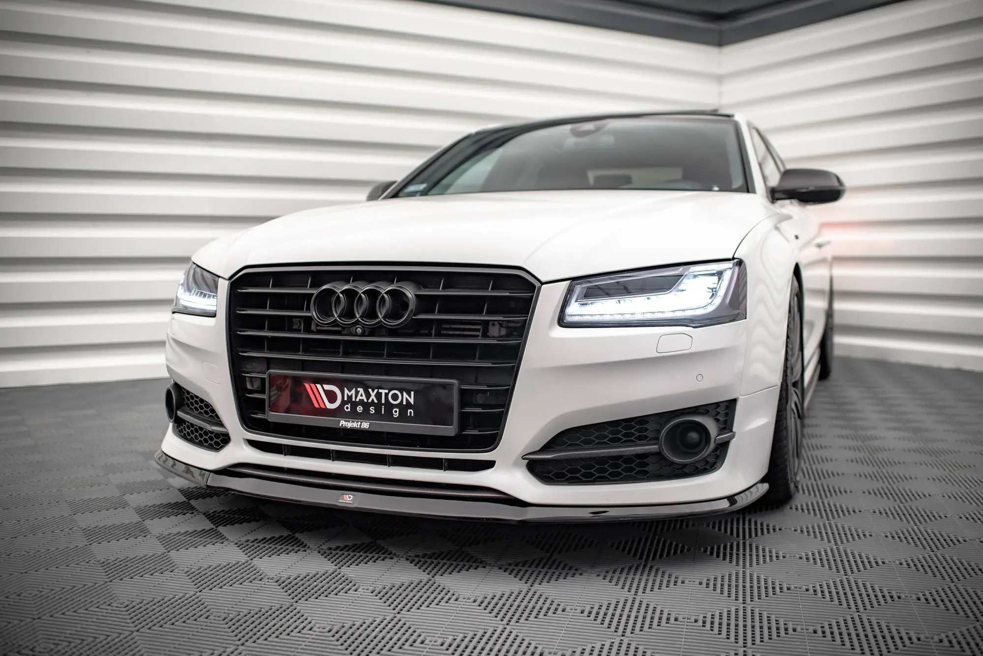Frontspoiler V.2 Audi S8 D4 2015-2017 facelift – bilde 2